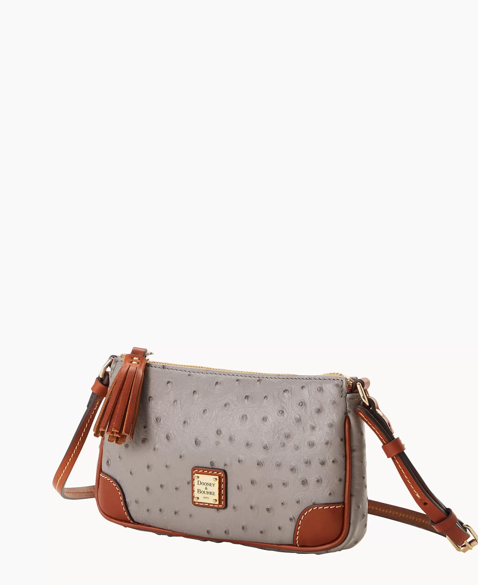 Dooney & Bourke Exotic Leather | Mini Bags^Ostrich Slim Crossbody