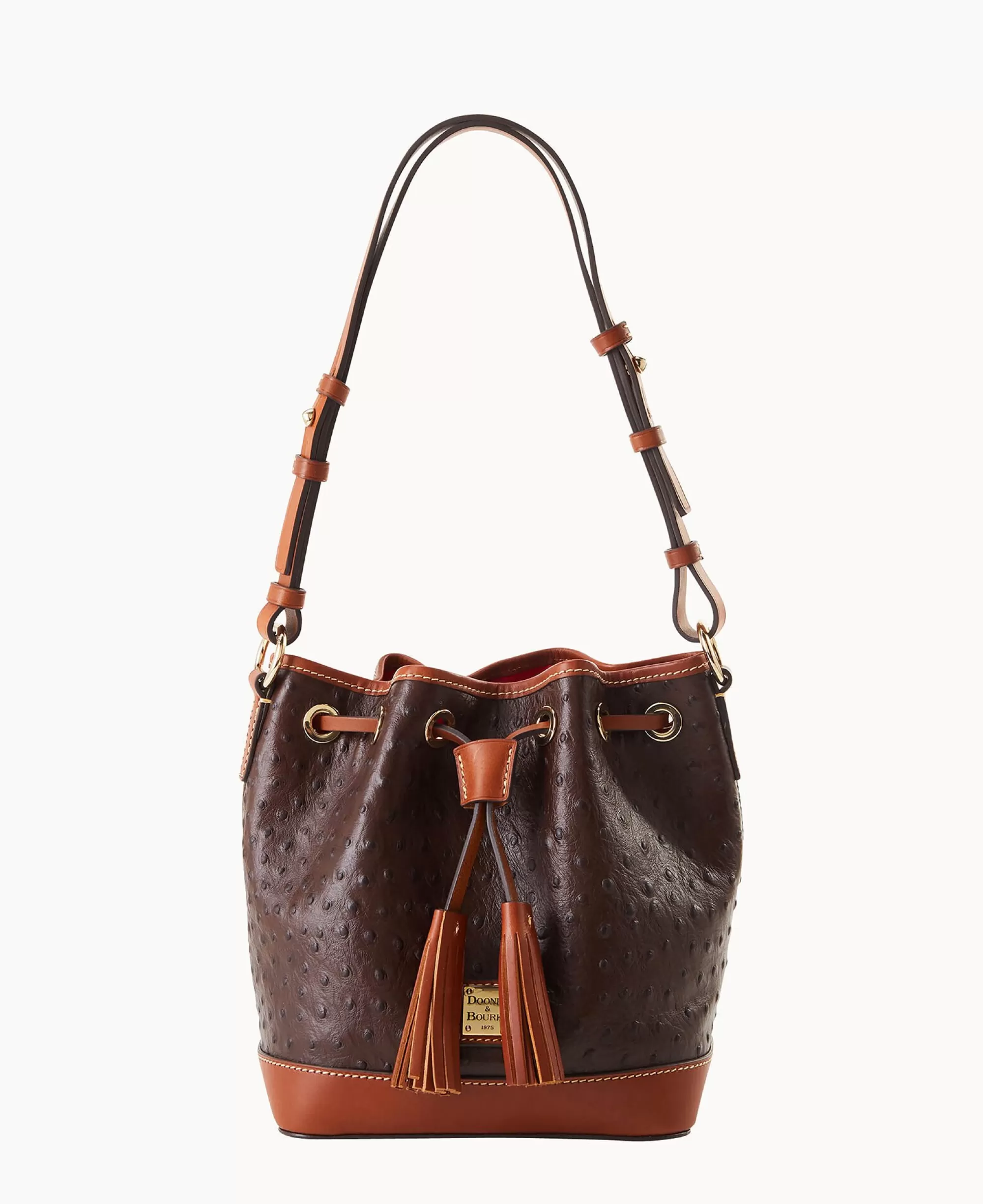 Dooney & Bourke Exotic Leather | Mini Bags^Ostrich Small Drawstring