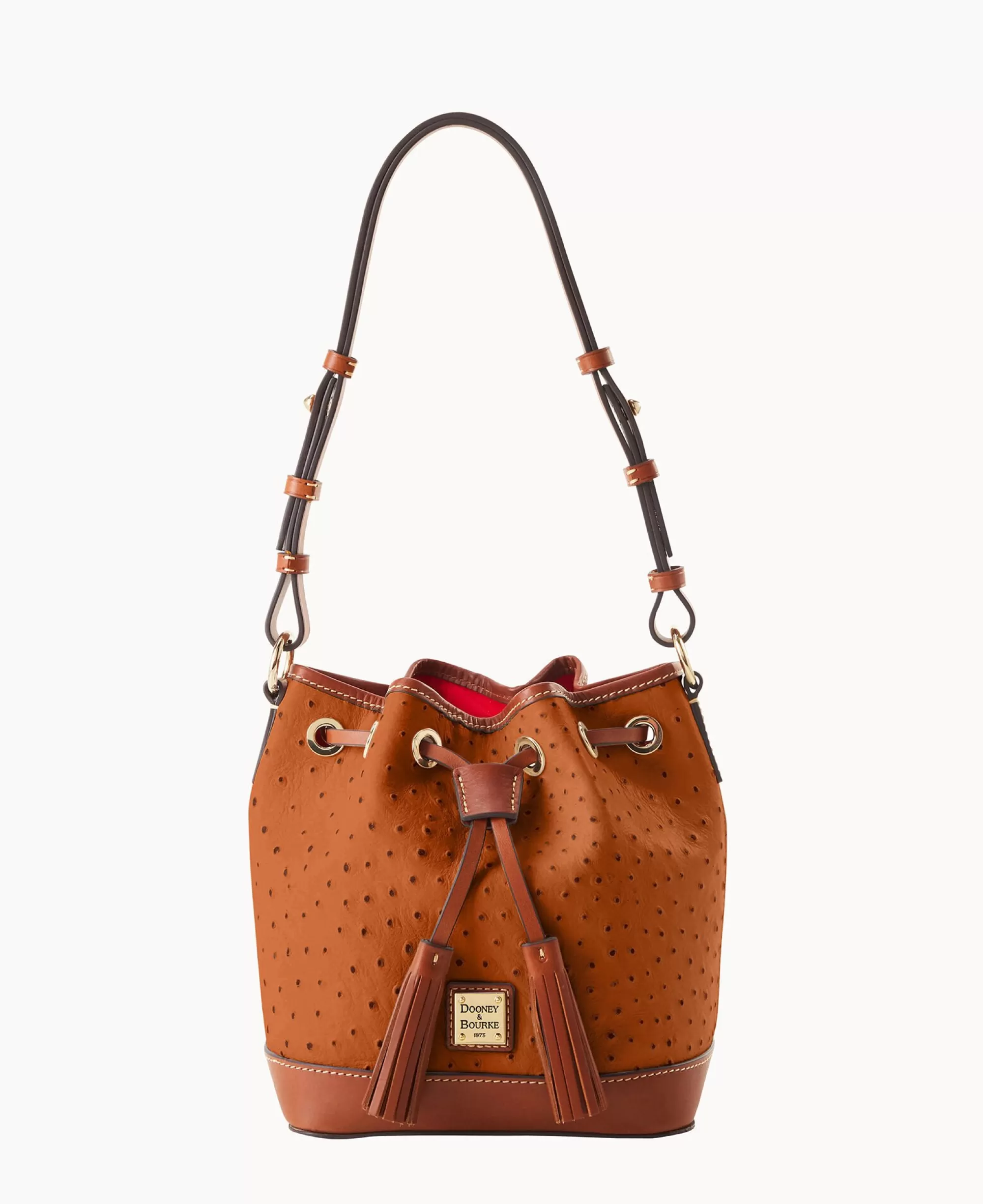 Dooney & Bourke Exotic Leather | Mini Bags^Ostrich Small Drawstring