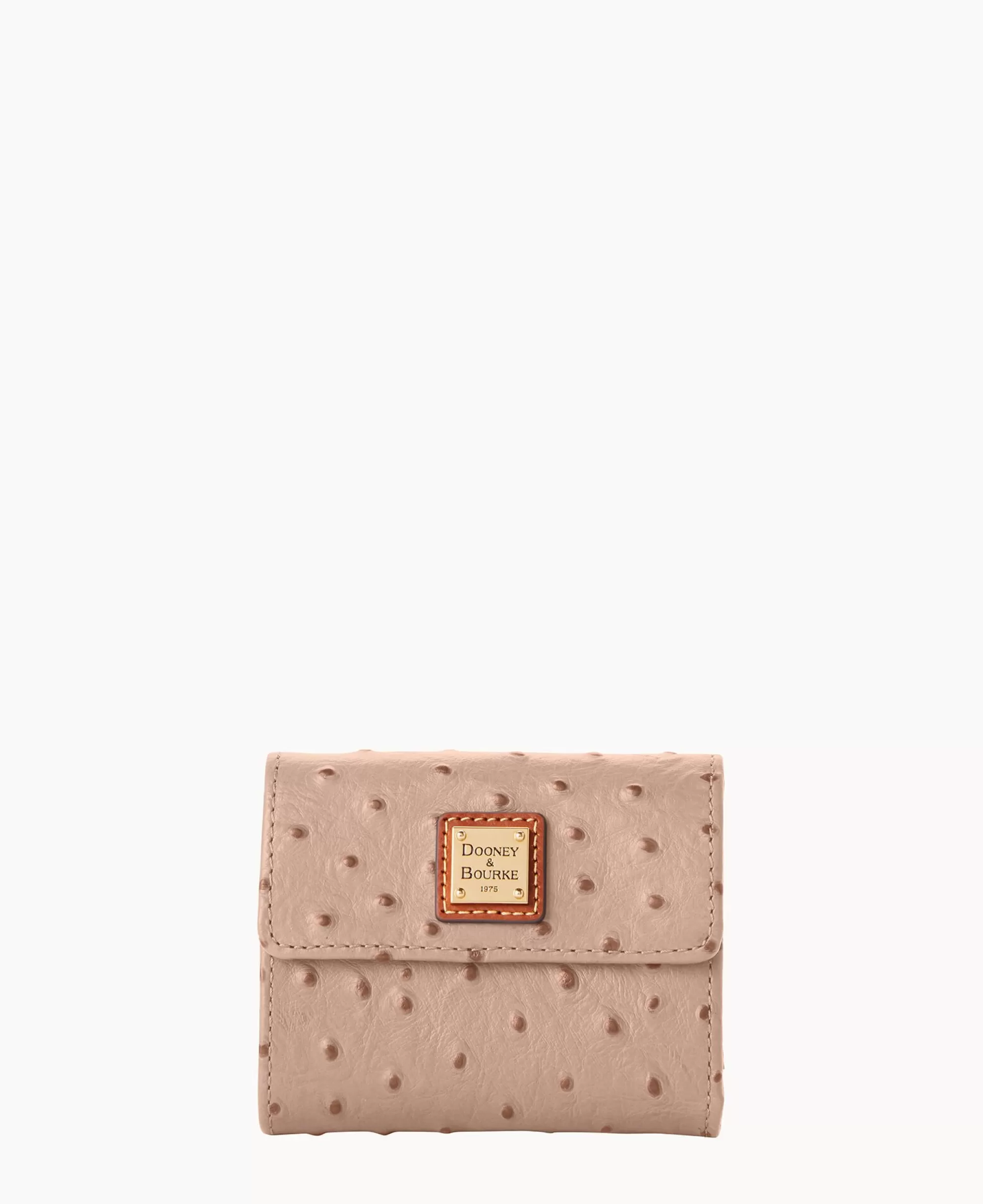 Dooney & Bourke Grab and Go | Wallets^Ostrich Small Flap Credit Card Wallet