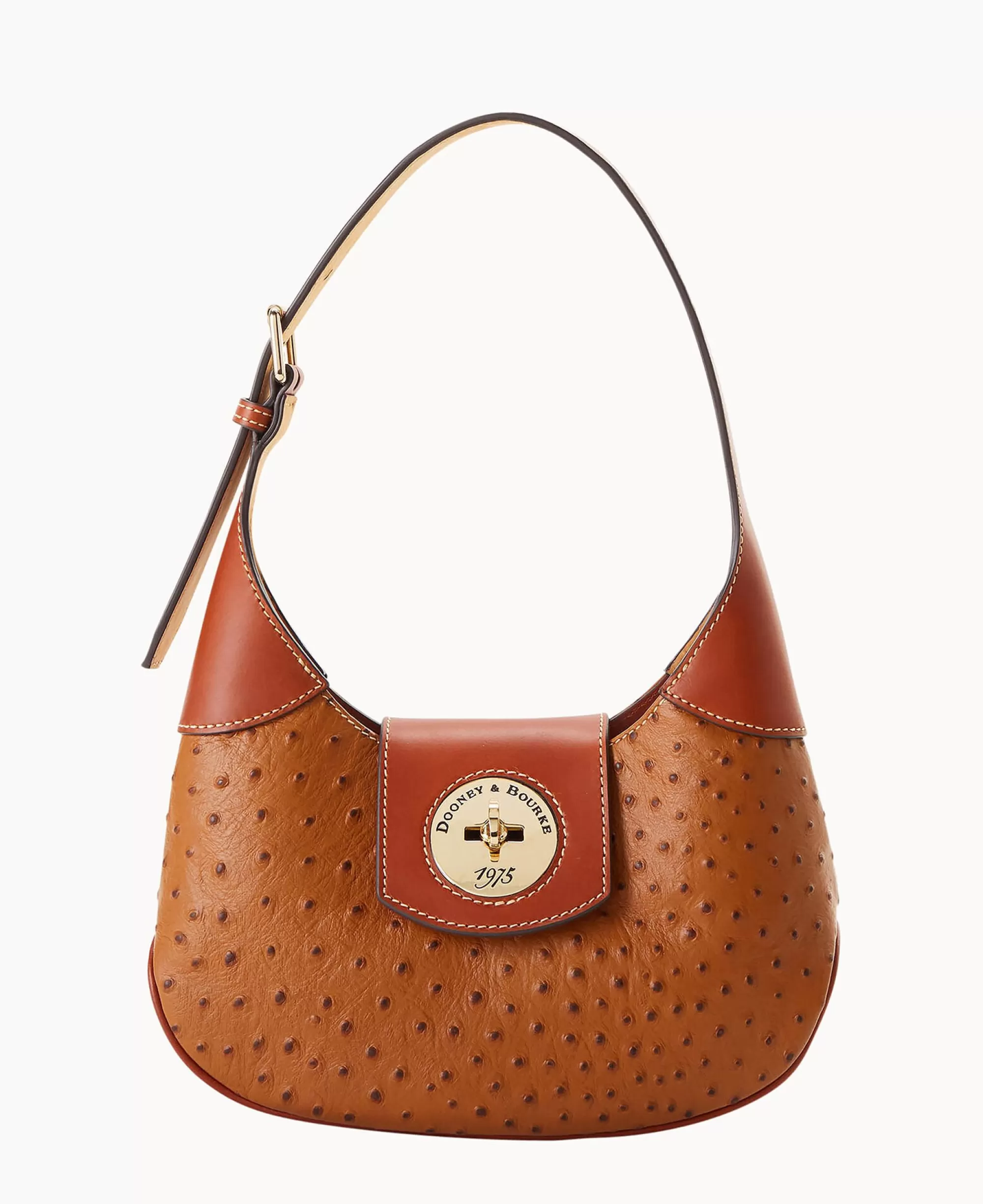 Dooney & Bourke The Ostrich Turnlock Collection | Picnic in the Park^Ostrich Turnlock Hobo 26