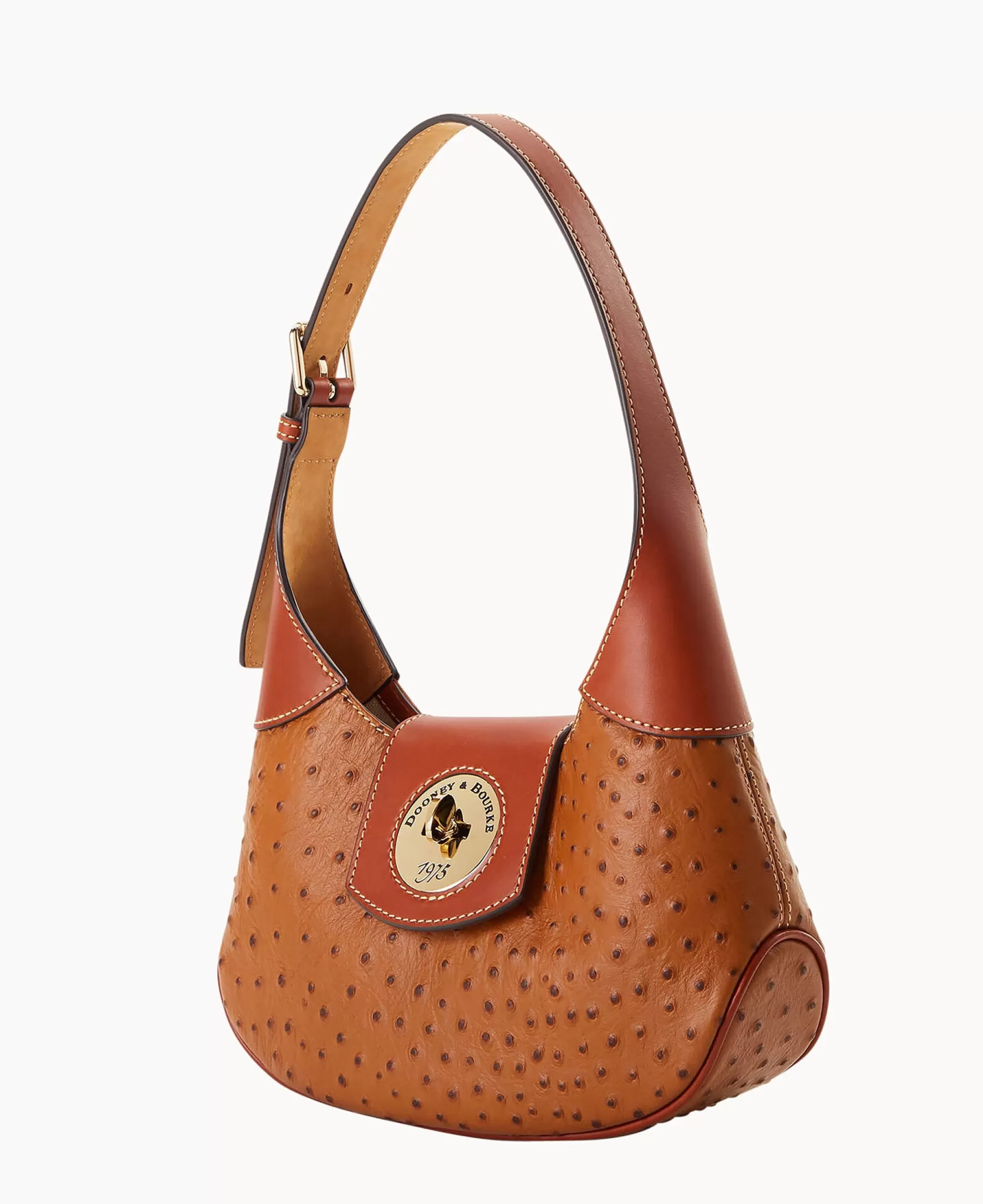 Dooney & Bourke The Ostrich Turnlock Collection | Picnic in the Park^Ostrich Turnlock Hobo 26