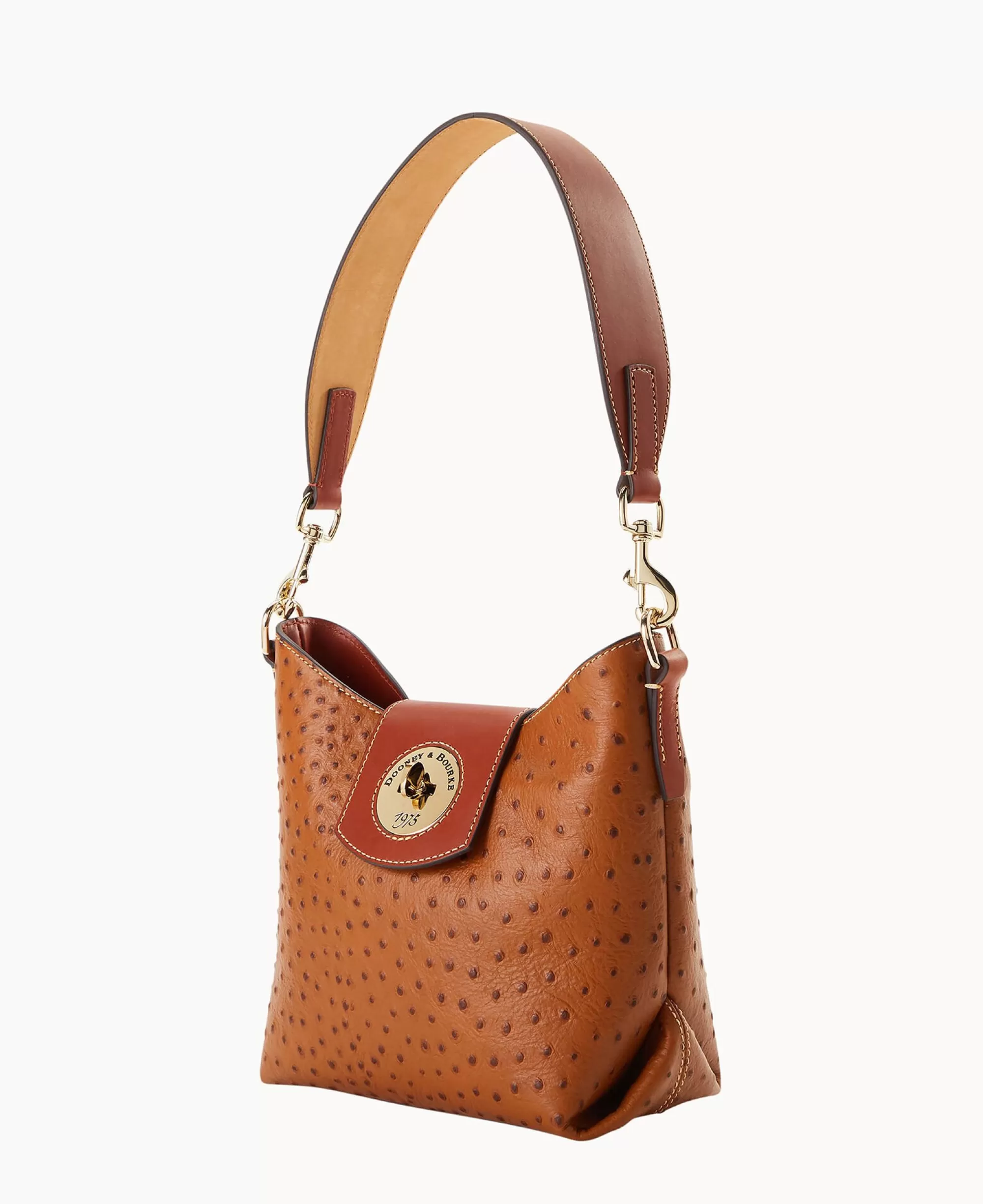 Dooney & Bourke The Ostrich Turnlock Collection | Picnic in the Park^Ostrich Turnlock Sac 22