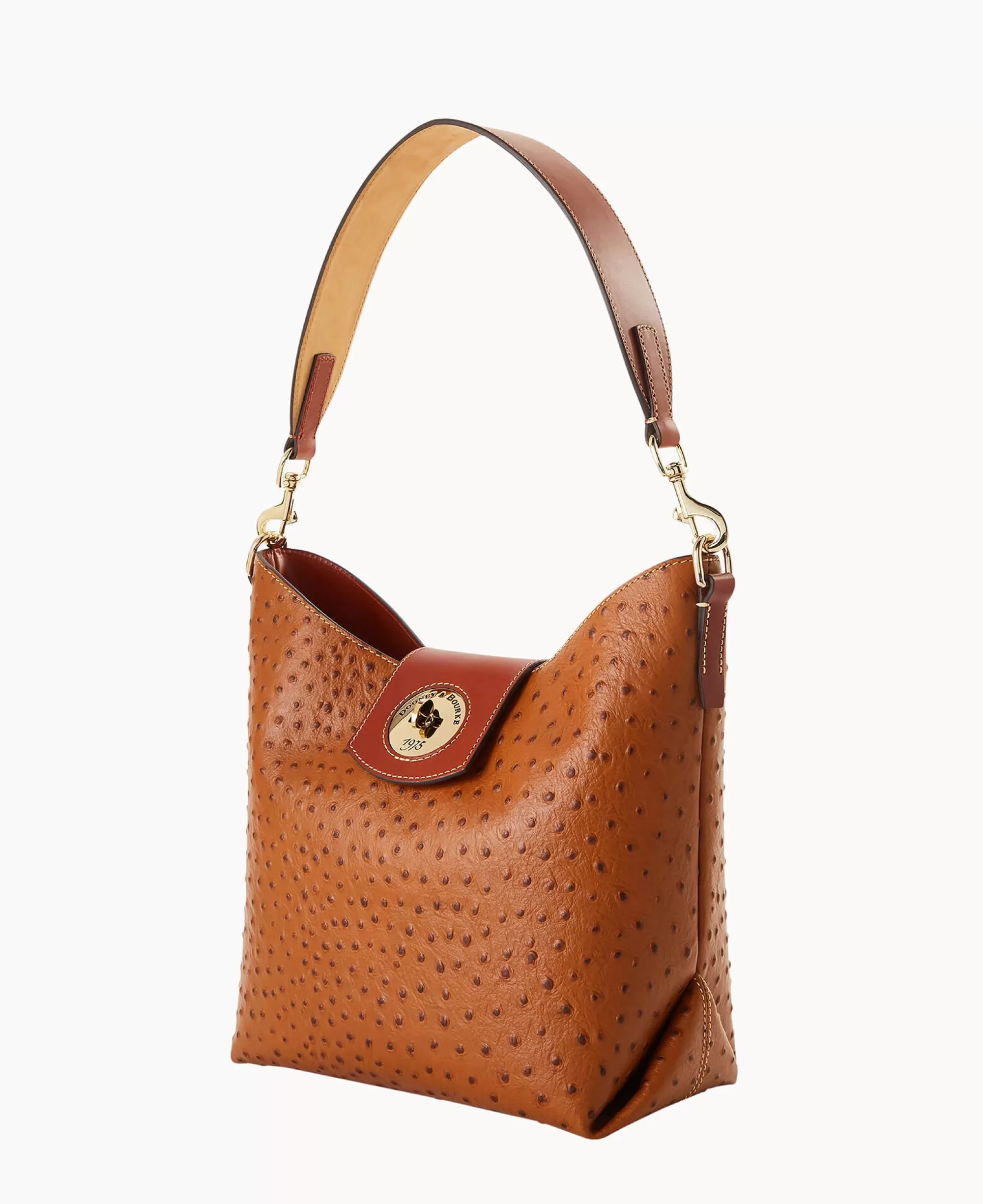 Dooney & Bourke The Ostrich Turnlock Collection | Picnic in the Park^Ostrich Turnlock Sac 30