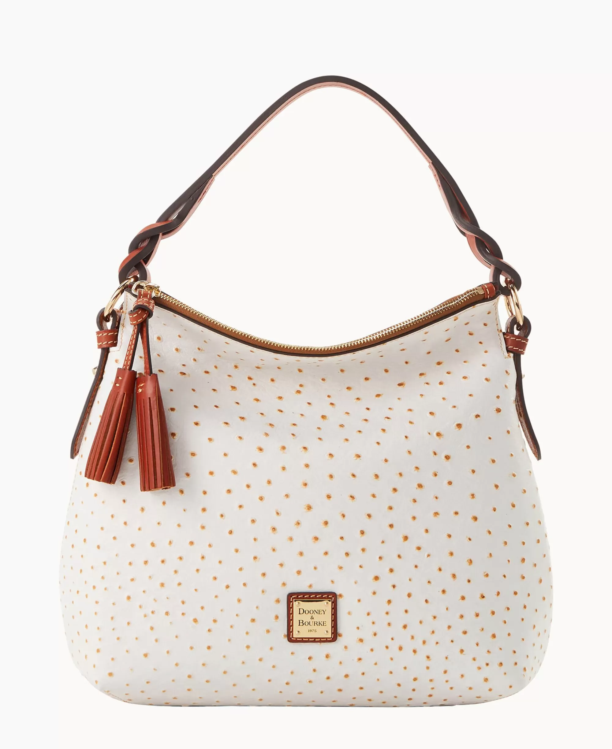 Dooney & Bourke Exotic Leather | Shoulder Bags^Ostrich Twist Strap Hobo