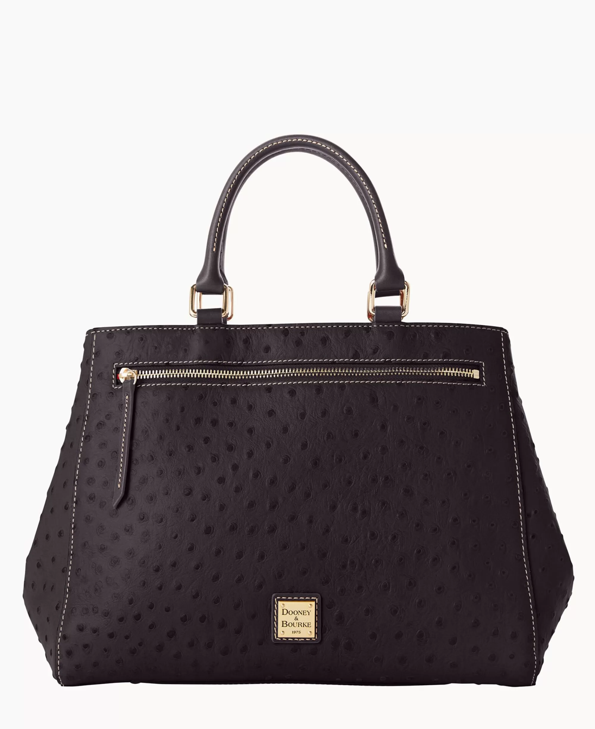 Dooney & Bourke Ready For the Getaway | Exotic Leather^Ostrich Zip Satchel