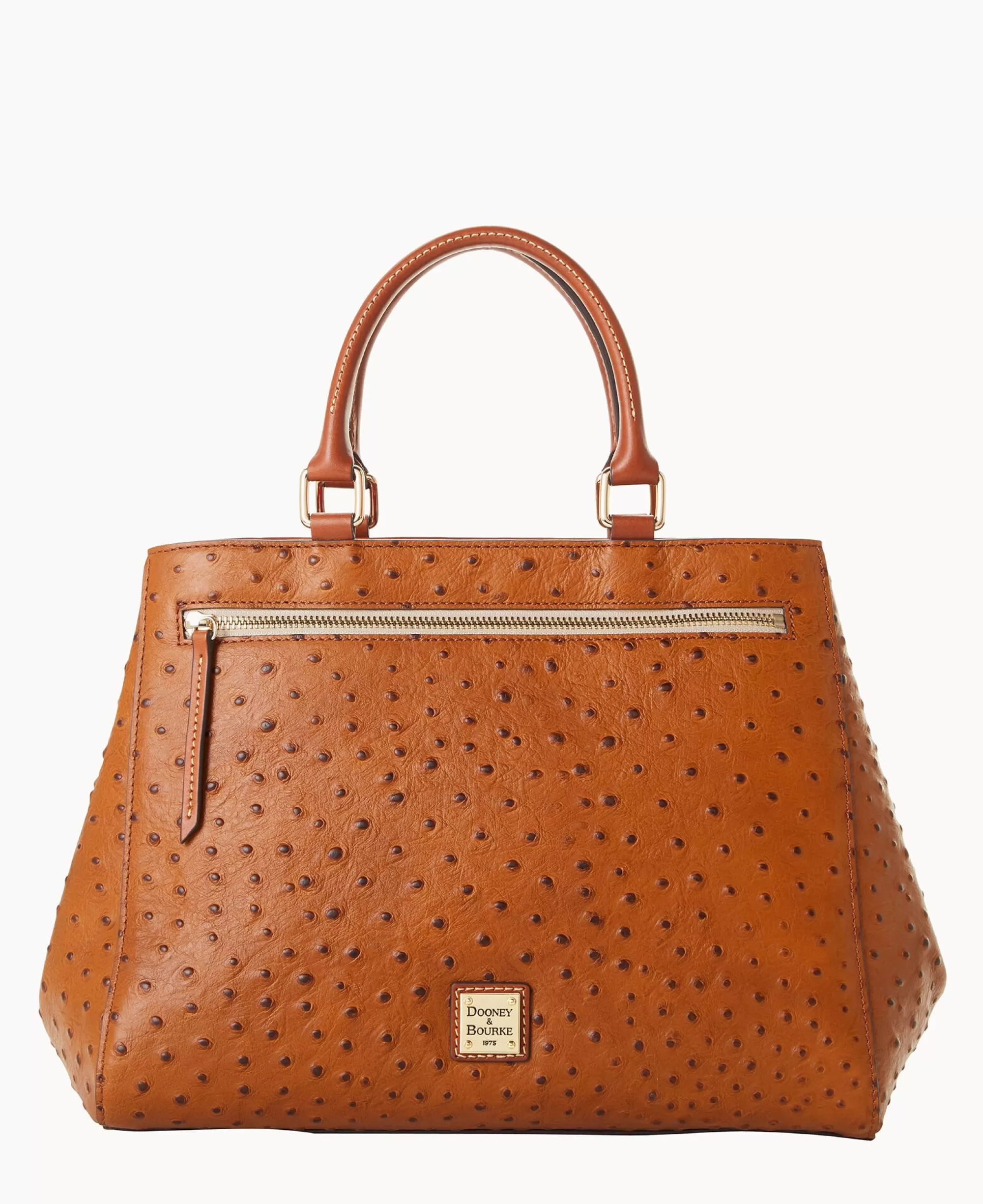 Dooney & Bourke Ready For the Getaway | Exotic Leather^Ostrich Zip Satchel