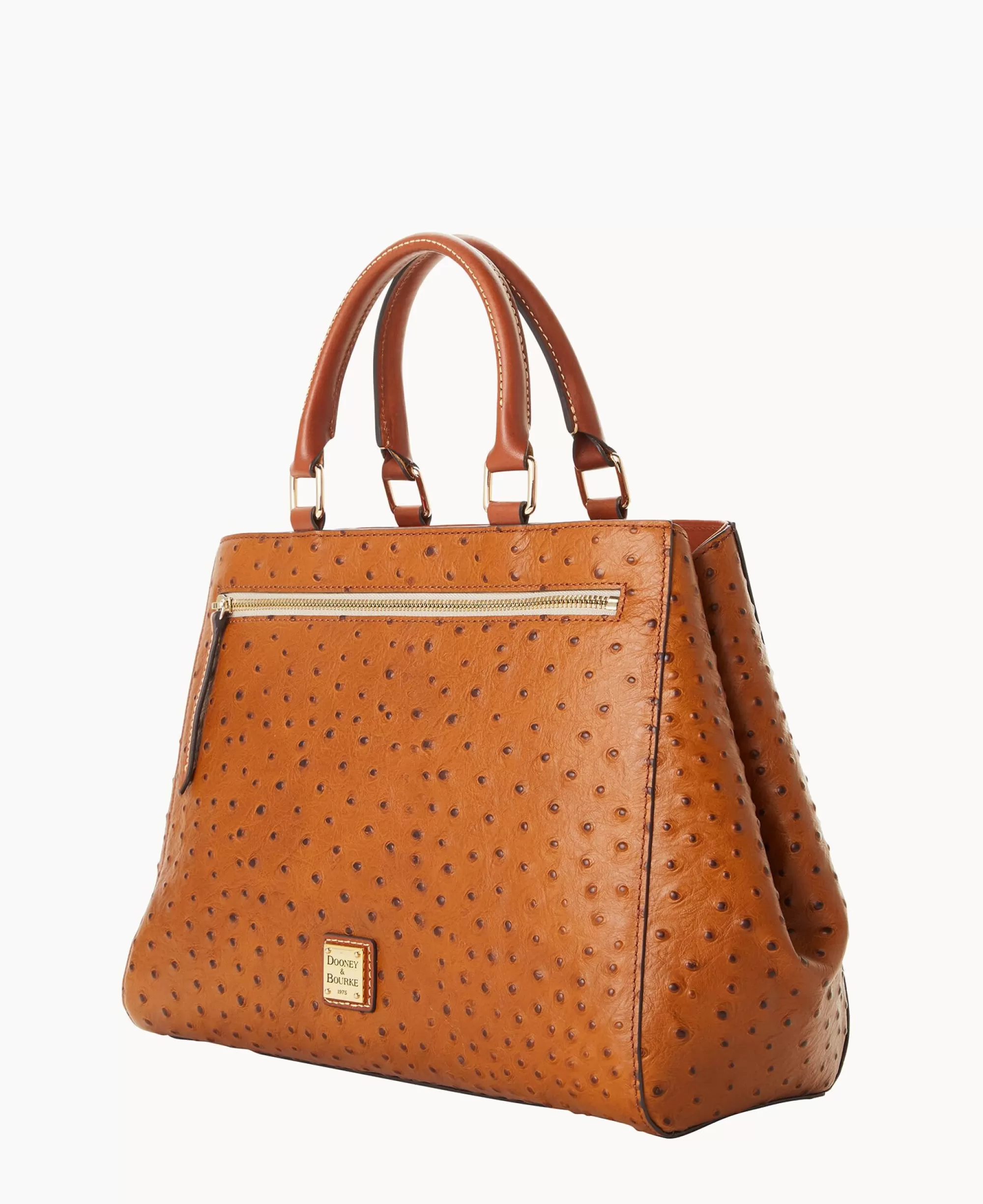 Dooney & Bourke Ready For the Getaway | Exotic Leather^Ostrich Zip Satchel