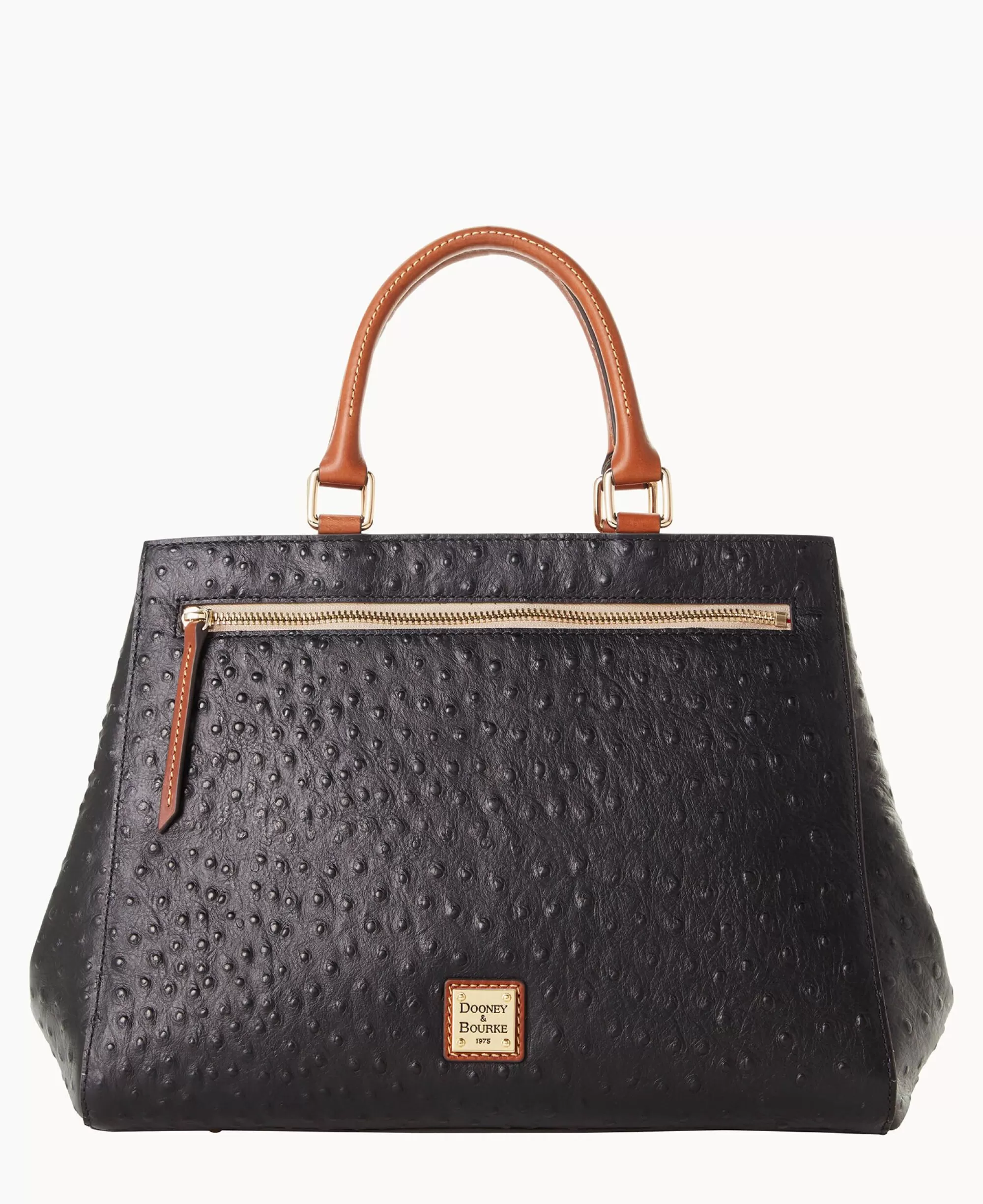 Dooney & Bourke Ready For the Getaway | Exotic Leather^Ostrich Zip Satchel