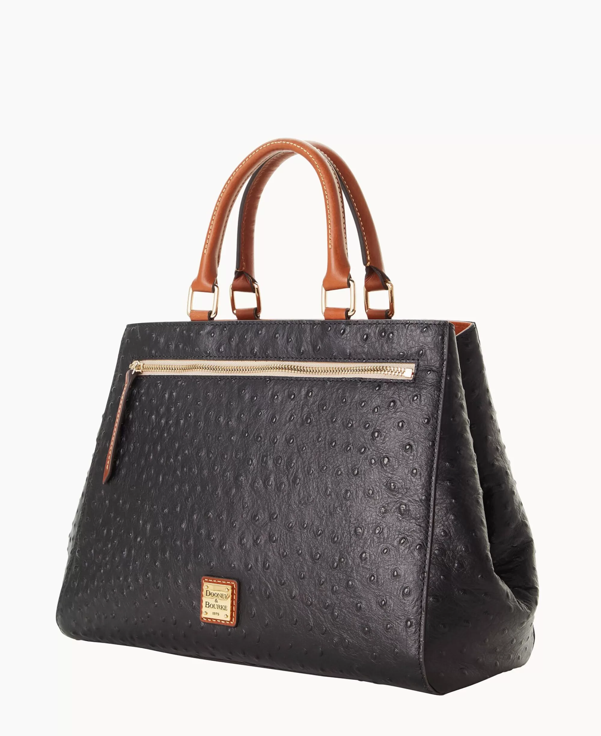 Dooney & Bourke Ready For the Getaway | Exotic Leather^Ostrich Zip Satchel