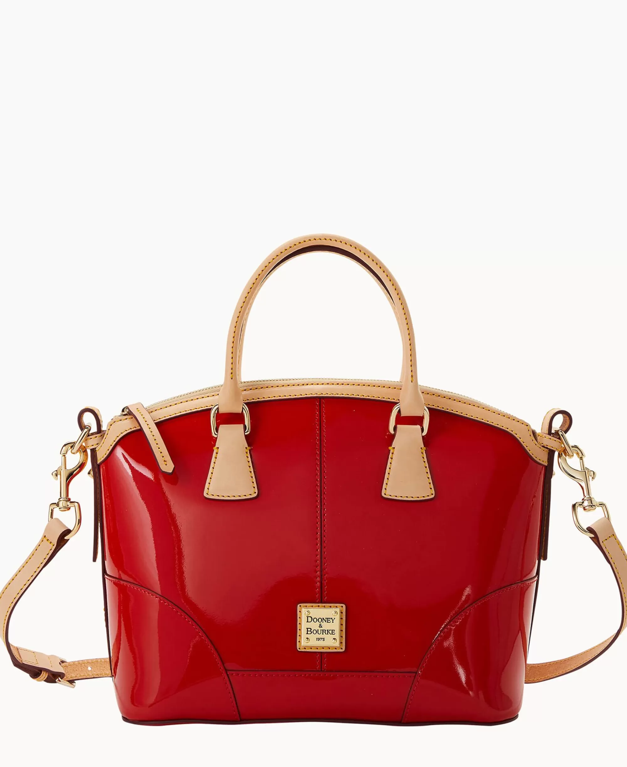 Dooney & Bourke Smooth Leather | Shoulder Bags^Patent Domed Satchel