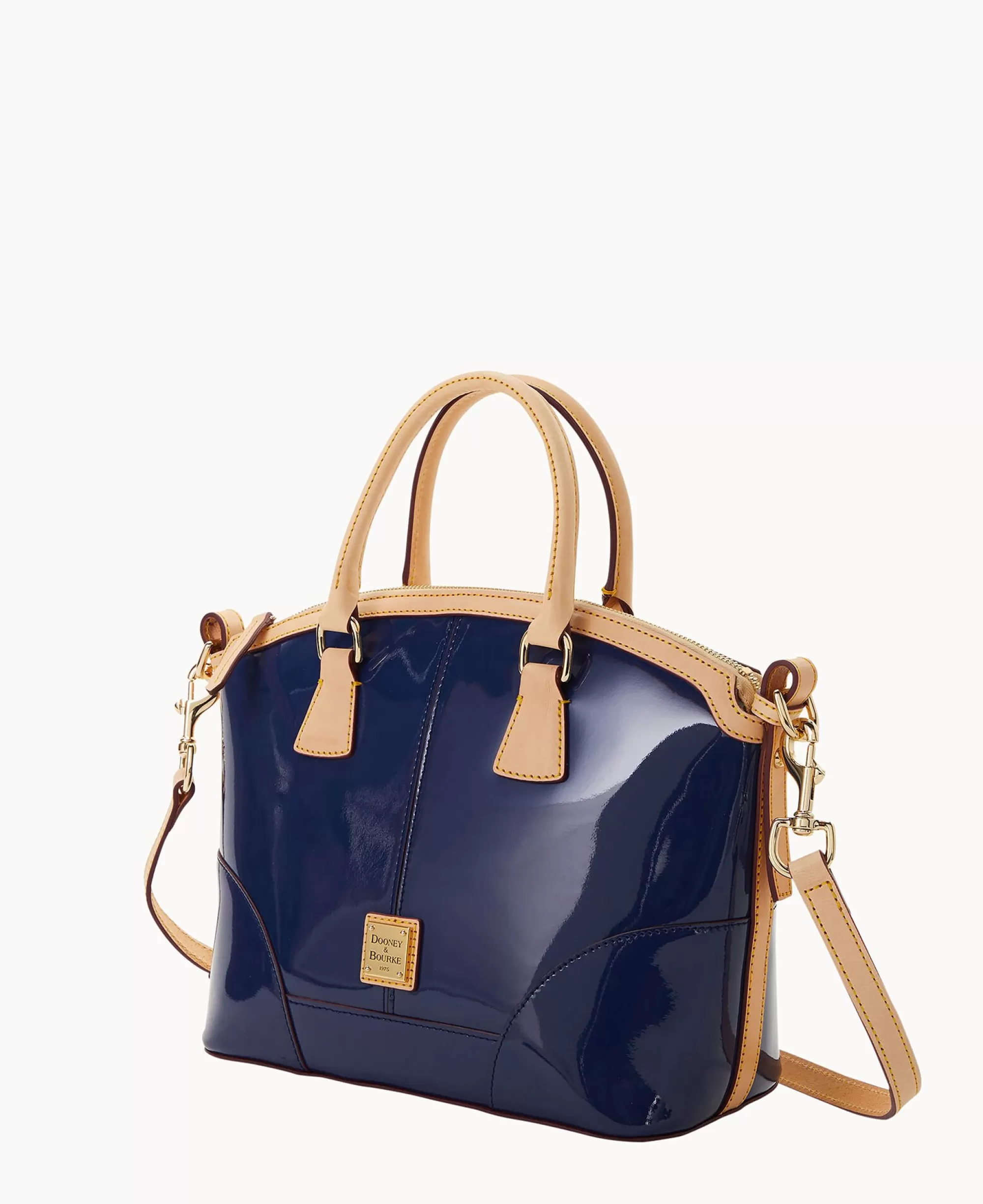 Dooney & Bourke Smooth Leather | Shoulder Bags^Patent Domed Satchel