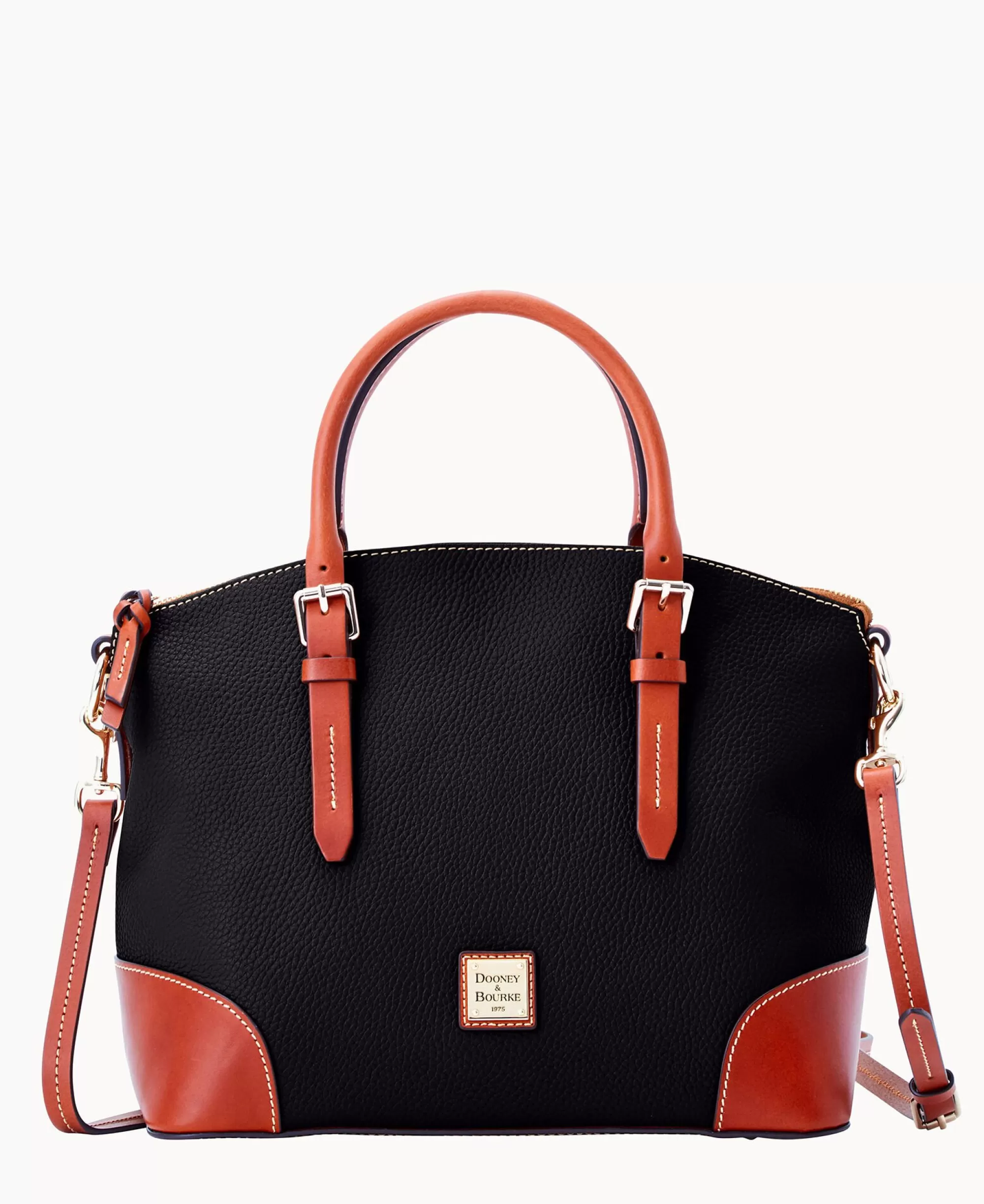 Dooney & Bourke The Pebble Grain Collection | Pebbled Leather^Pebble Grain Domed Satchel