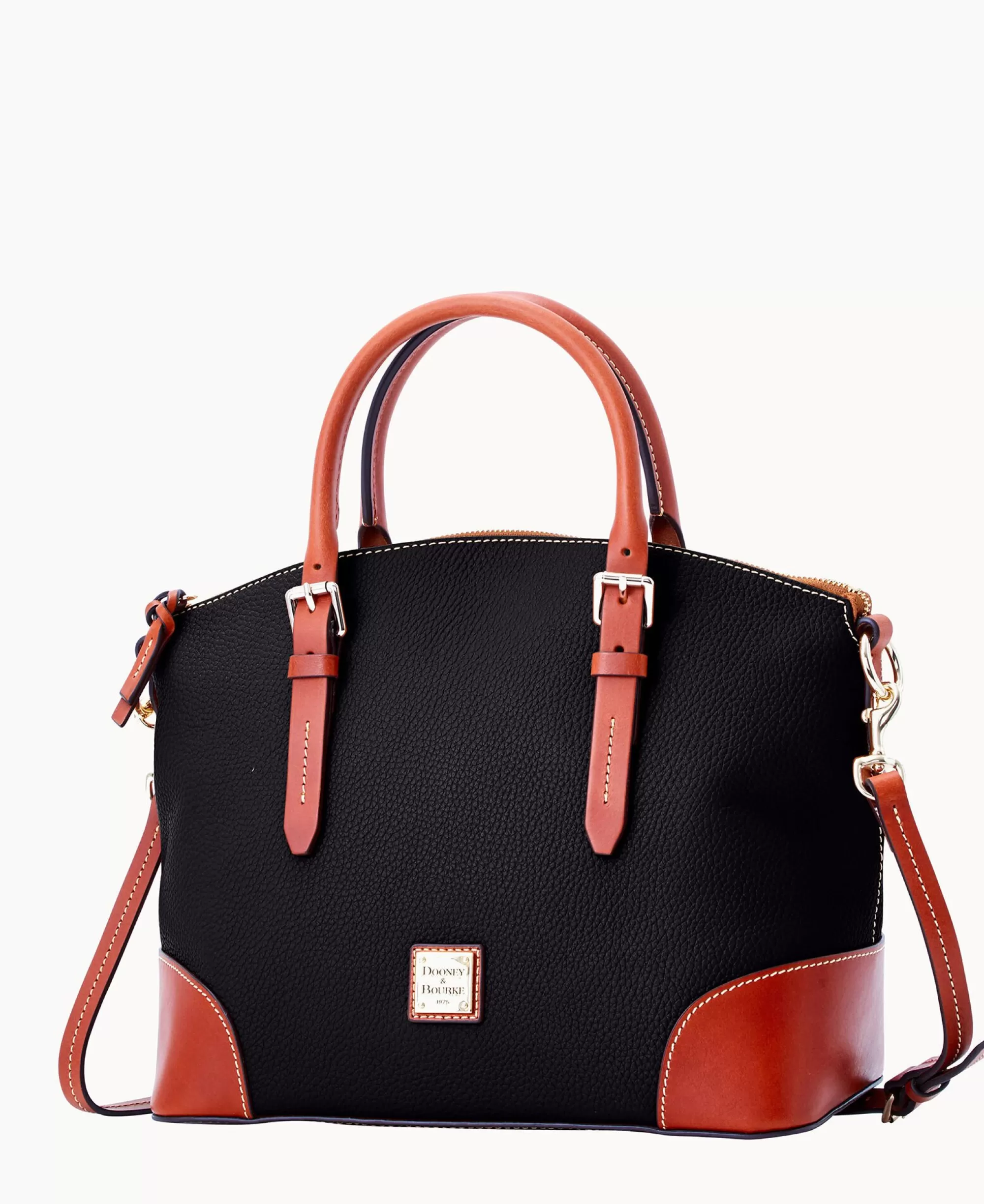 Dooney & Bourke The Pebble Grain Collection | Pebbled Leather^Pebble Grain Domed Satchel