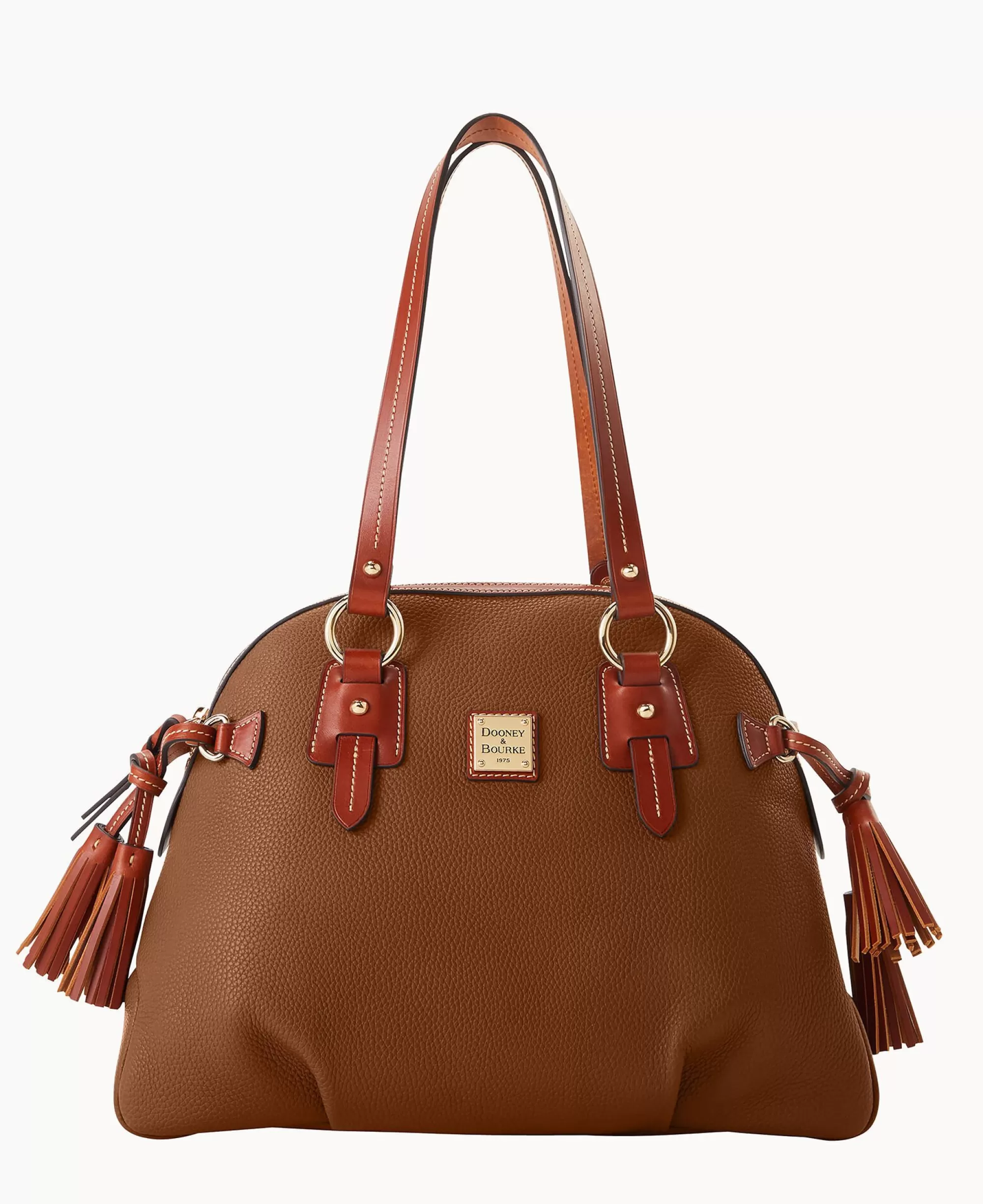 Dooney & Bourke The Pebble Grain Collection | Pebbled Leather^Pebble Grain Domed Satchel