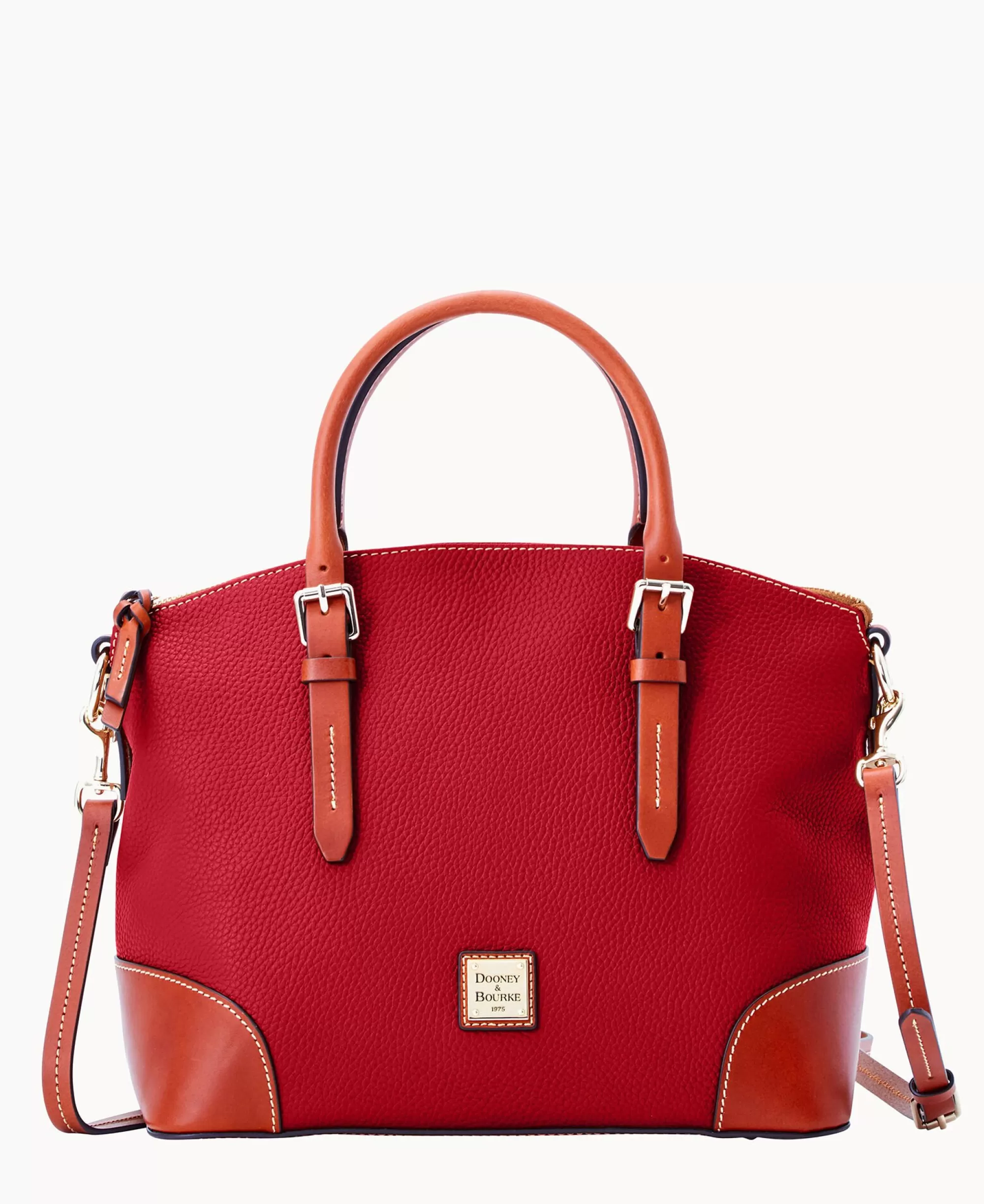 Dooney & Bourke The Pebble Grain Collection | Pebbled Leather^Pebble Grain Domed Satchel