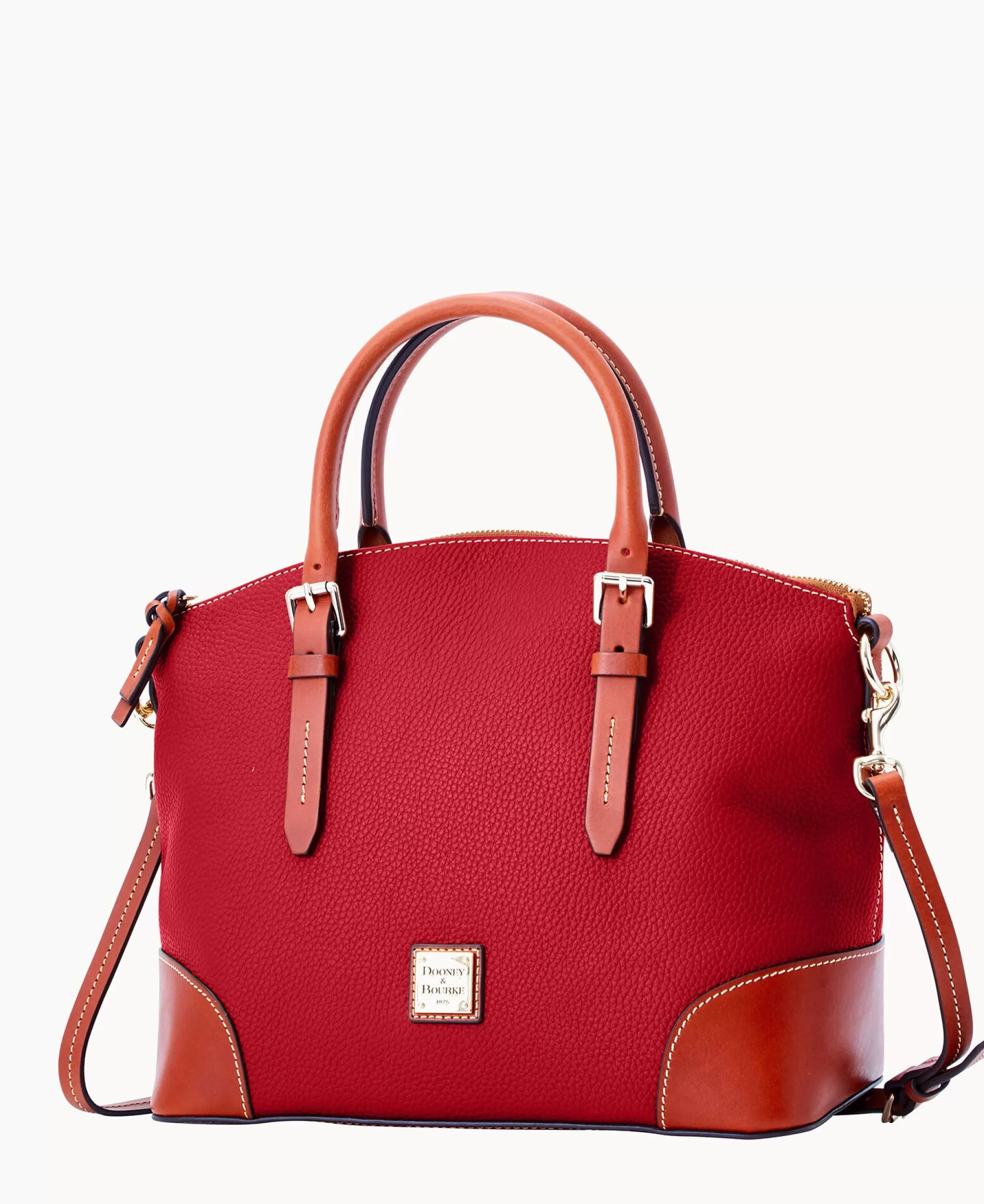 Dooney & Bourke The Pebble Grain Collection | Pebbled Leather^Pebble Grain Domed Satchel