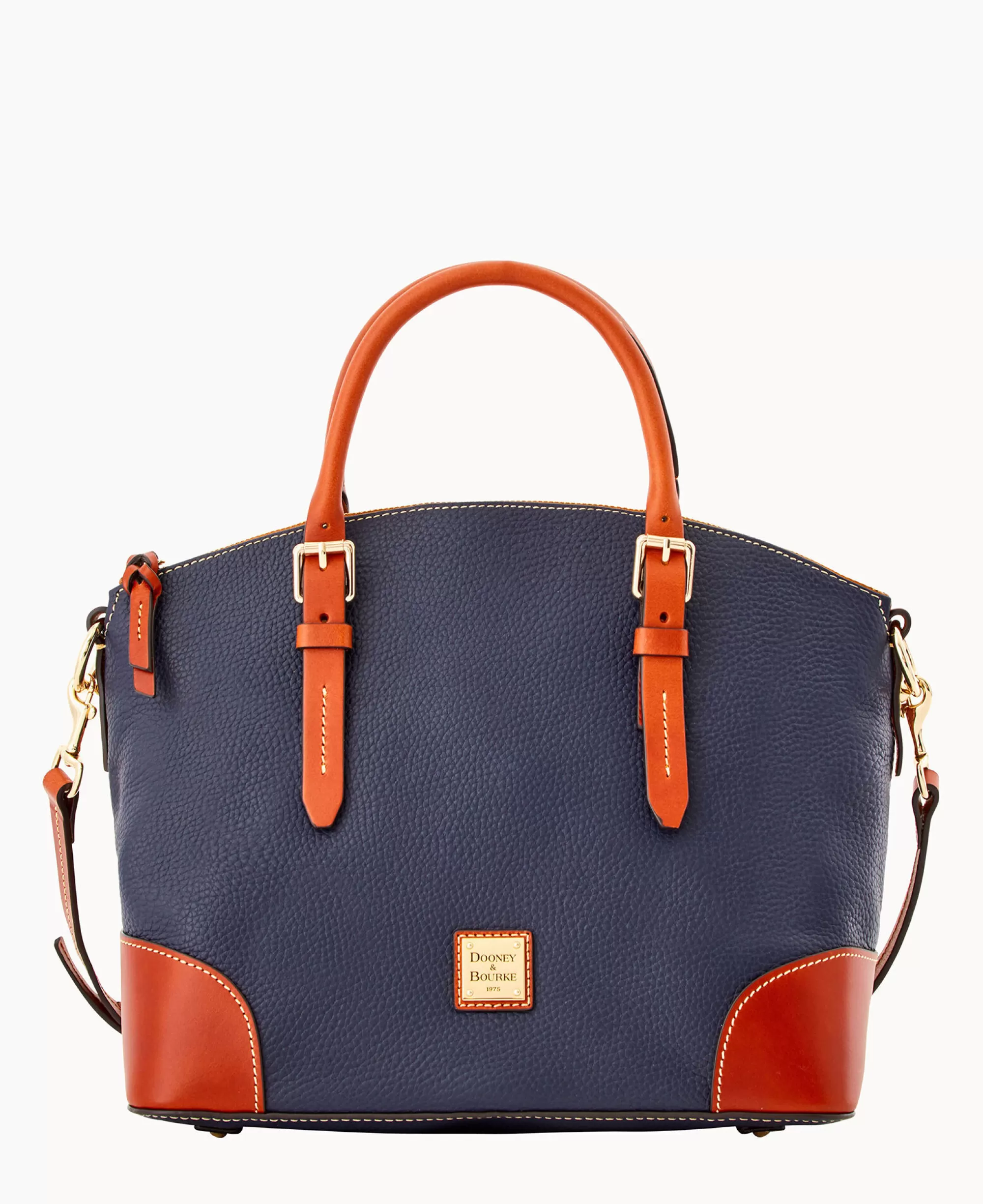 Dooney & Bourke The Pebble Grain Collection | Pebbled Leather^Pebble Grain Domed Satchel