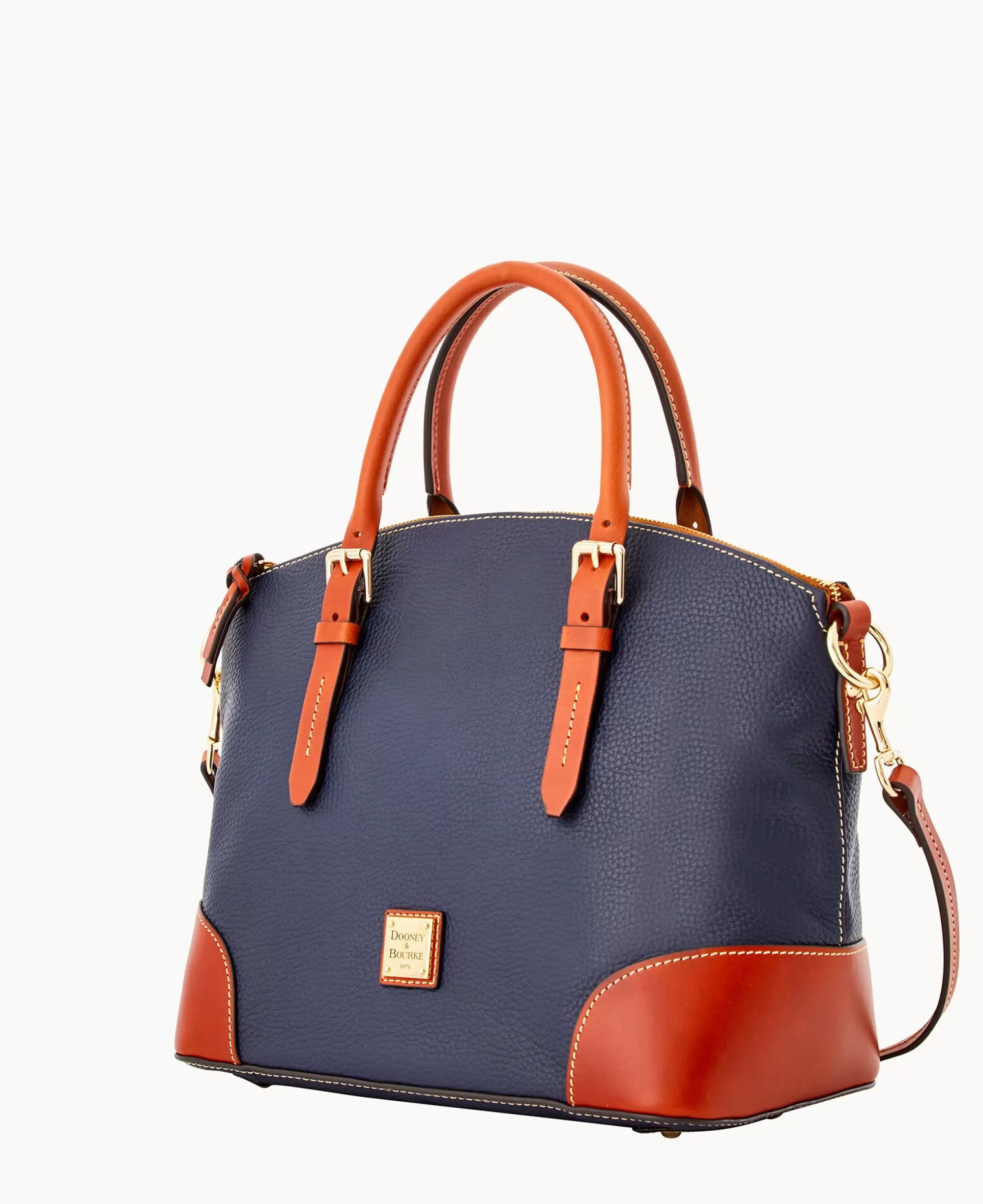 Dooney & Bourke The Pebble Grain Collection | Pebbled Leather^Pebble Grain Domed Satchel