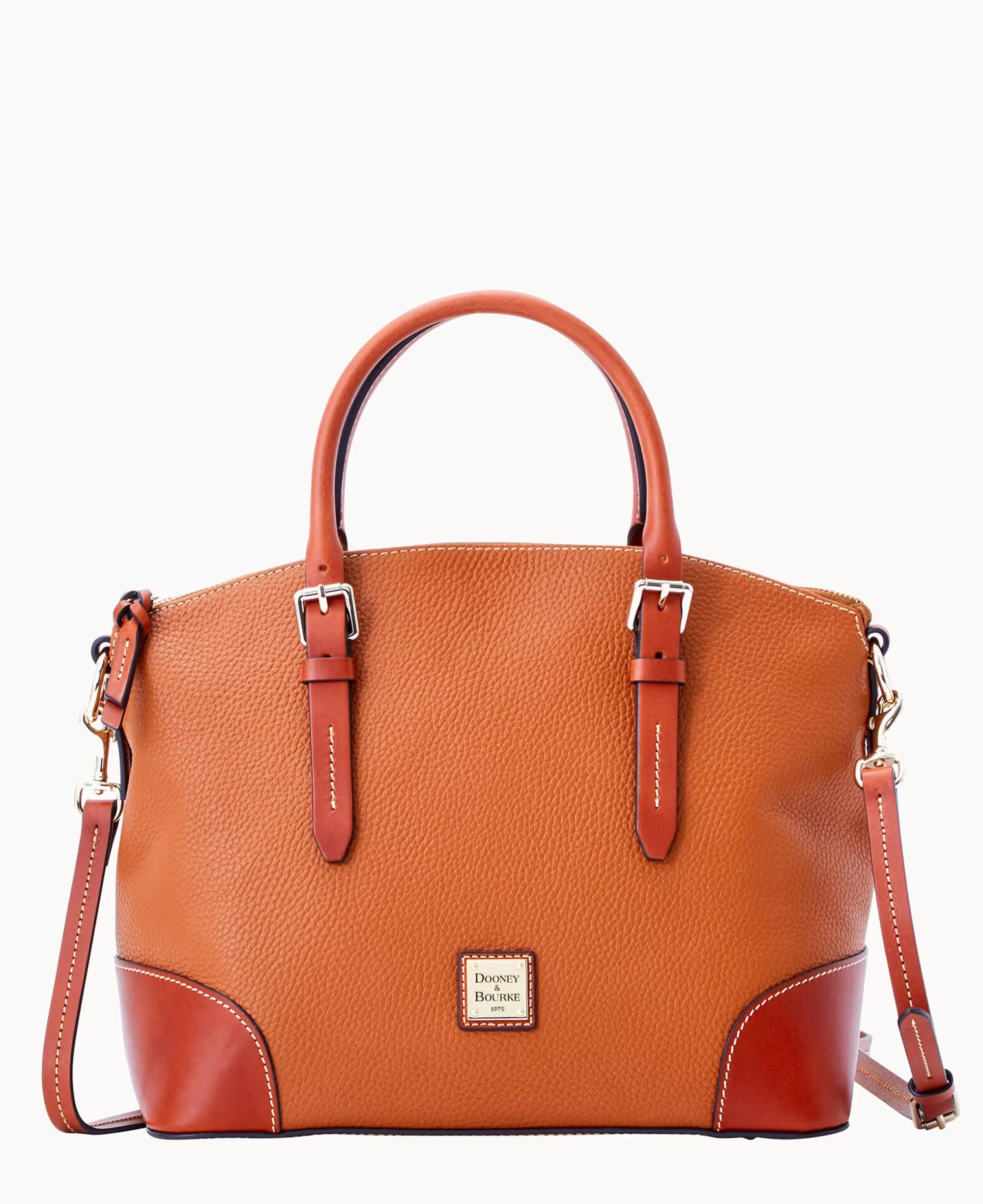 Dooney & Bourke The Pebble Grain Collection | Pebbled Leather^Pebble Grain Domed Satchel