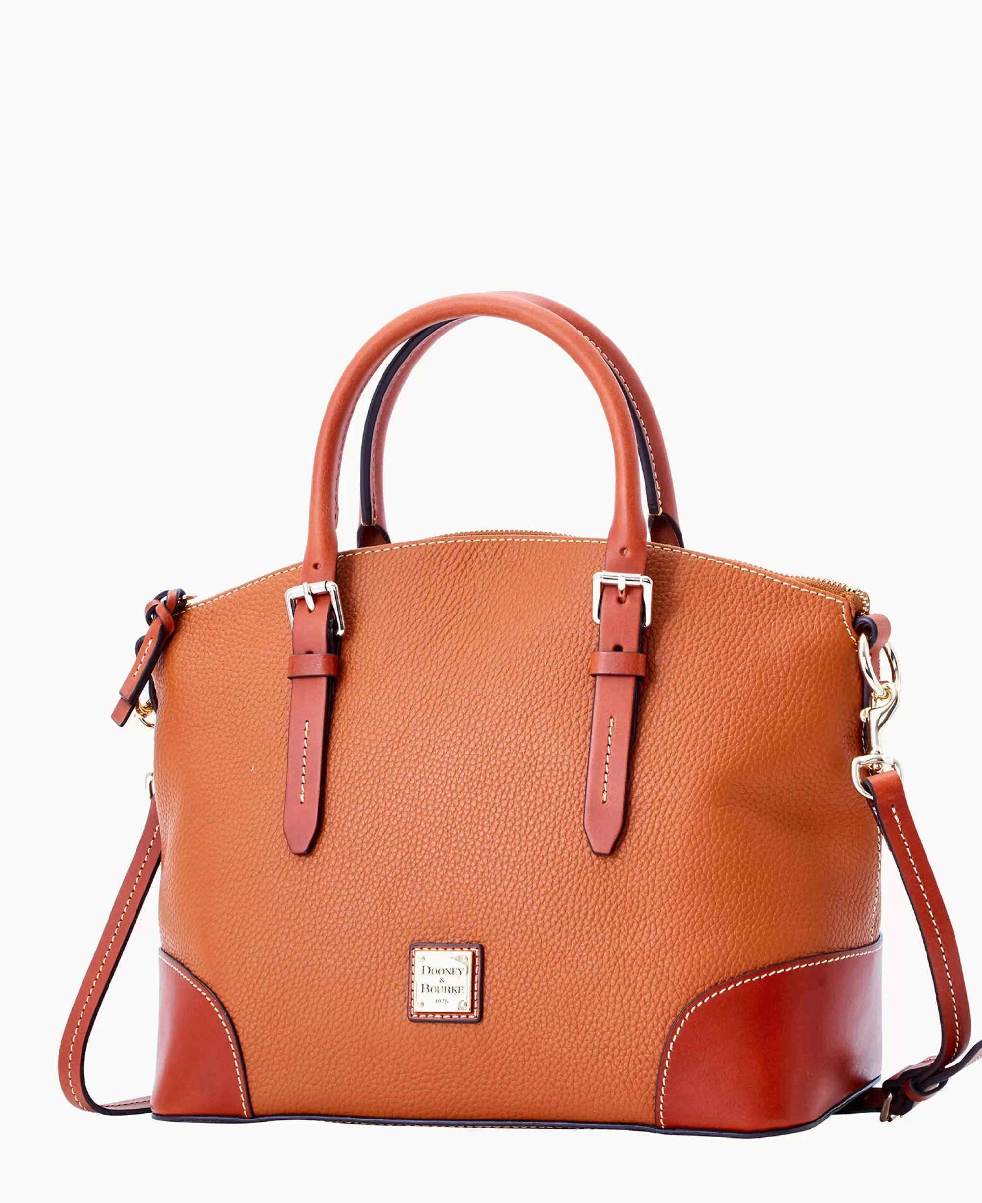 Dooney & Bourke The Pebble Grain Collection | Pebbled Leather^Pebble Grain Domed Satchel