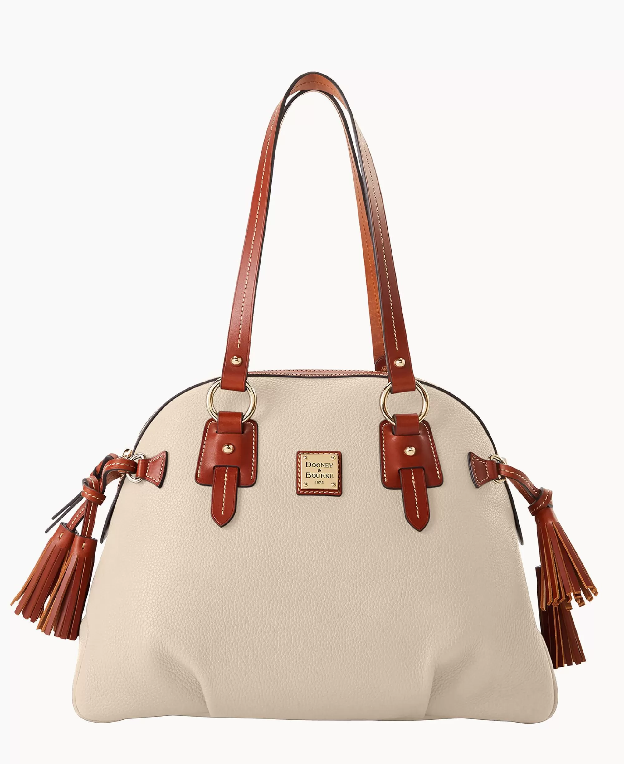 Dooney & Bourke The Pebble Grain Collection | Pebbled Leather^Pebble Grain Domed Satchel