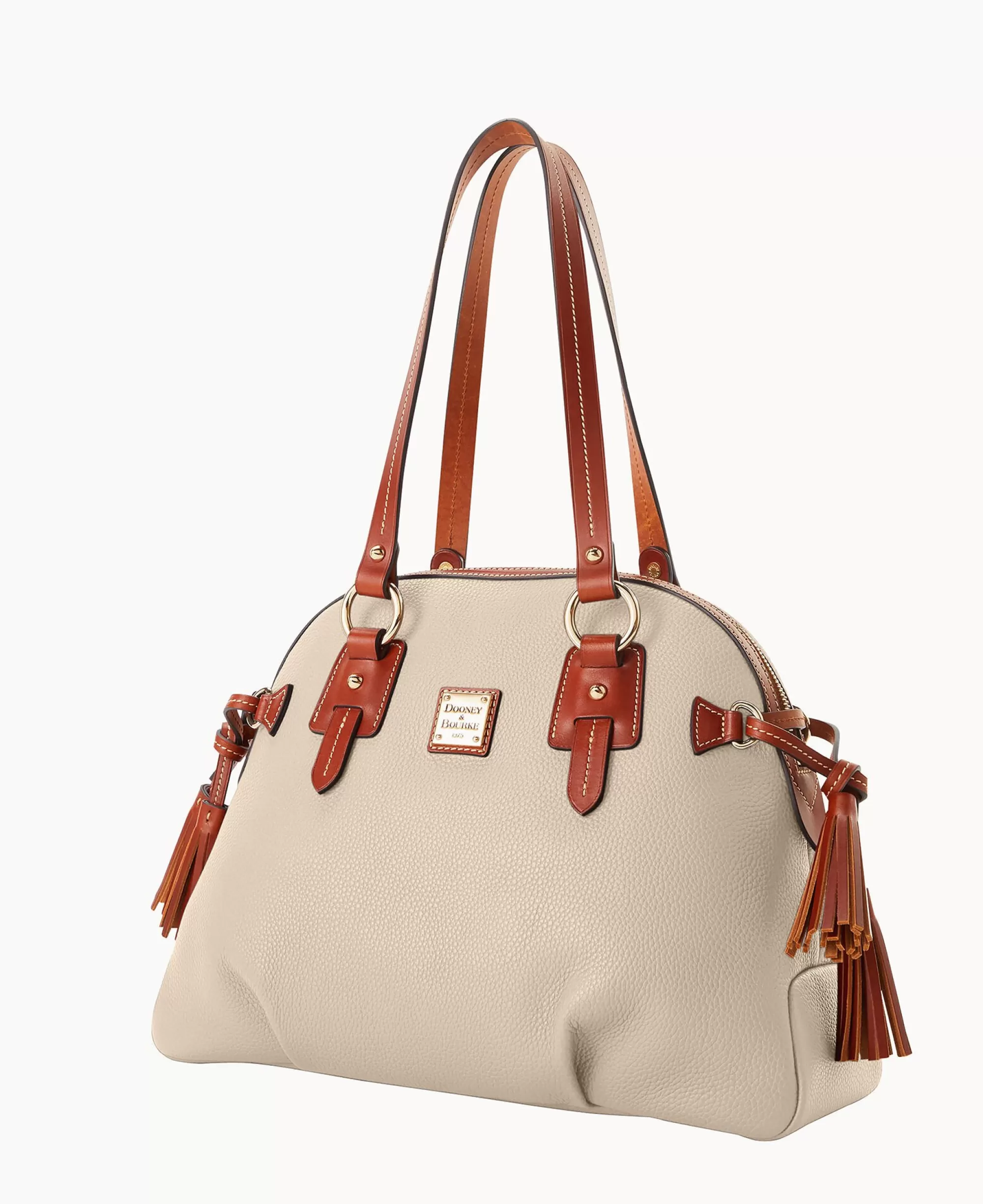 Dooney & Bourke The Pebble Grain Collection | Pebbled Leather^Pebble Grain Domed Satchel