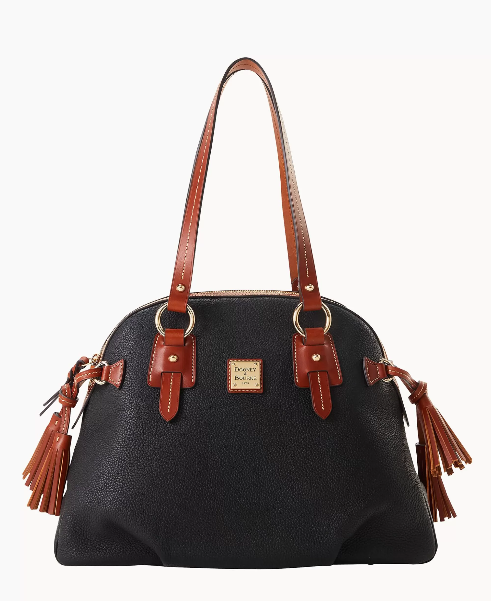 Dooney & Bourke The Pebble Grain Collection | Pebbled Leather^Pebble Grain Domed Satchel