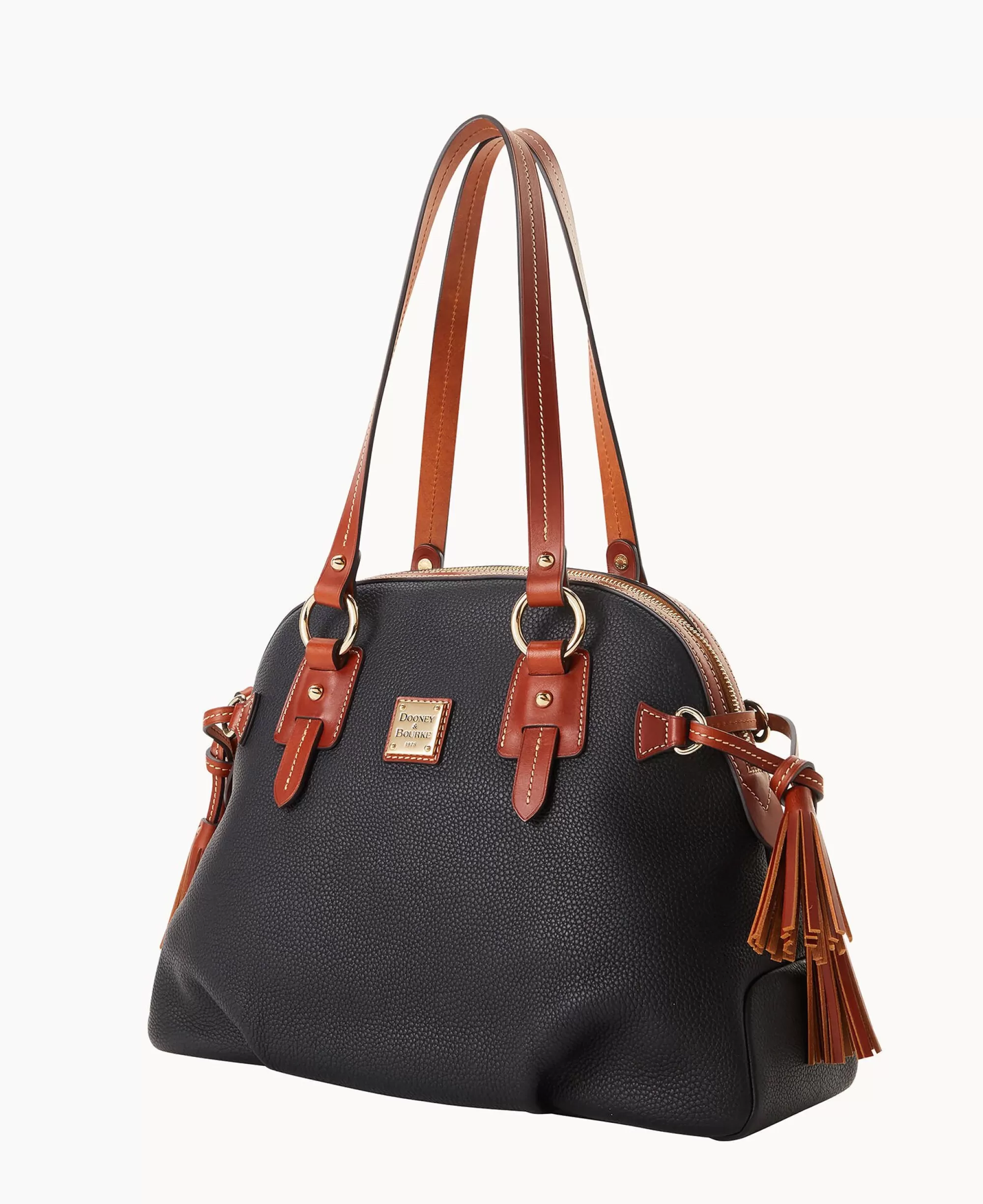 Dooney & Bourke The Pebble Grain Collection | Pebbled Leather^Pebble Grain Domed Satchel