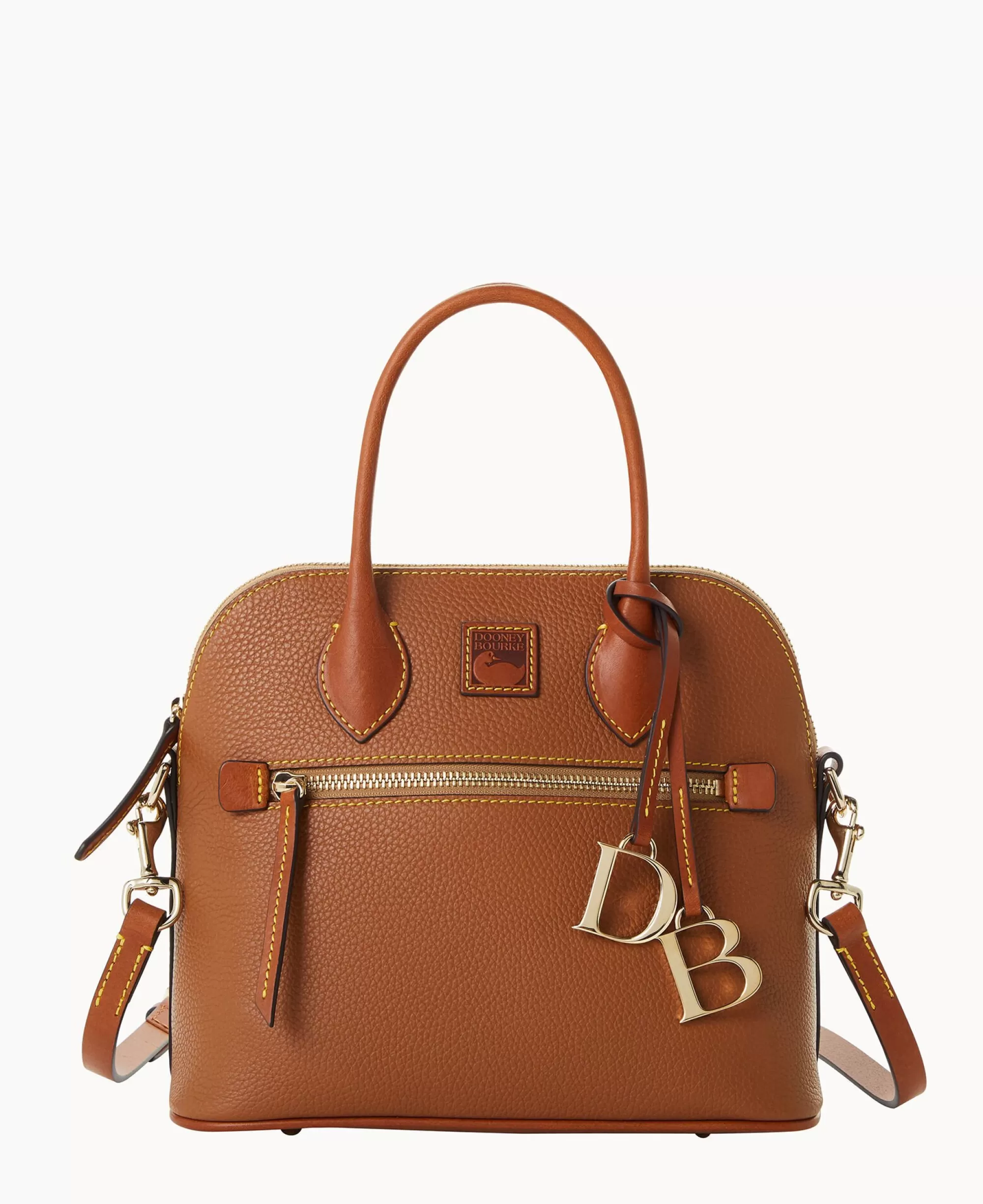 Dooney & Bourke The Pebble Grain Collection | Ready For the Getaway^Pebble Grain Domed Satchel