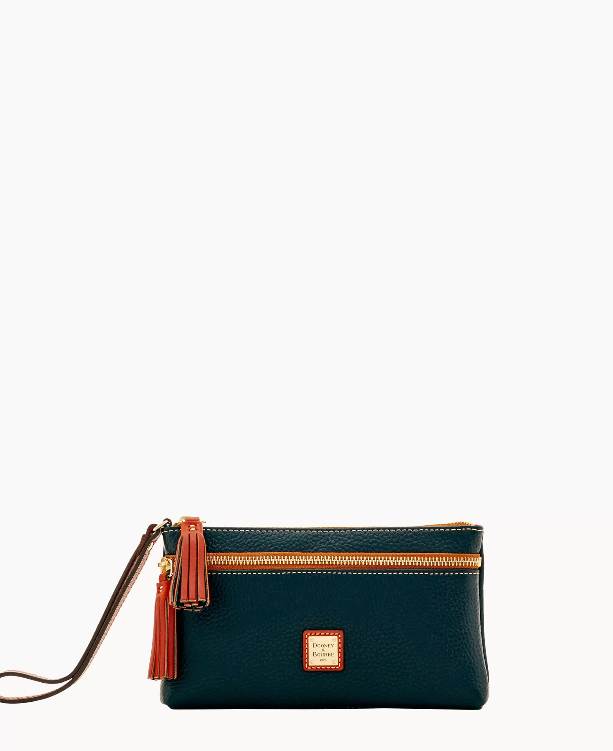 Dooney & Bourke The Pebble Grain Collection | Grab and Go^Pebble Grain Double Zip Wristlet