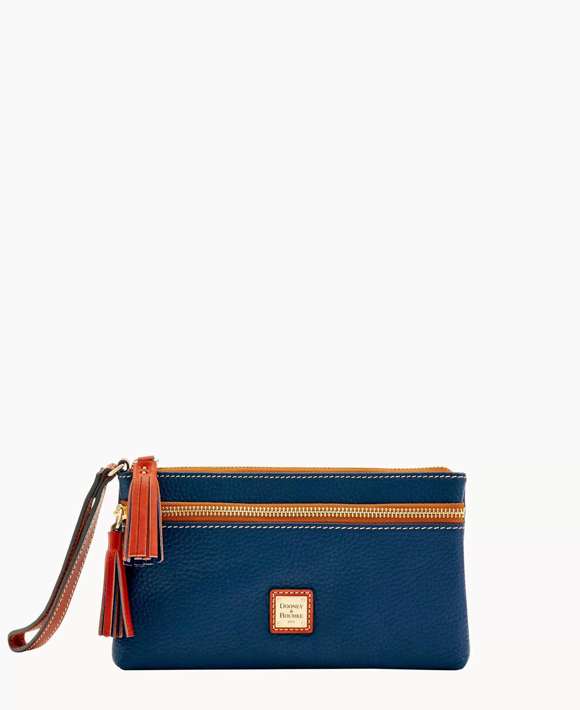 Dooney & Bourke The Pebble Grain Collection | Grab and Go^Pebble Grain Double Zip Wristlet