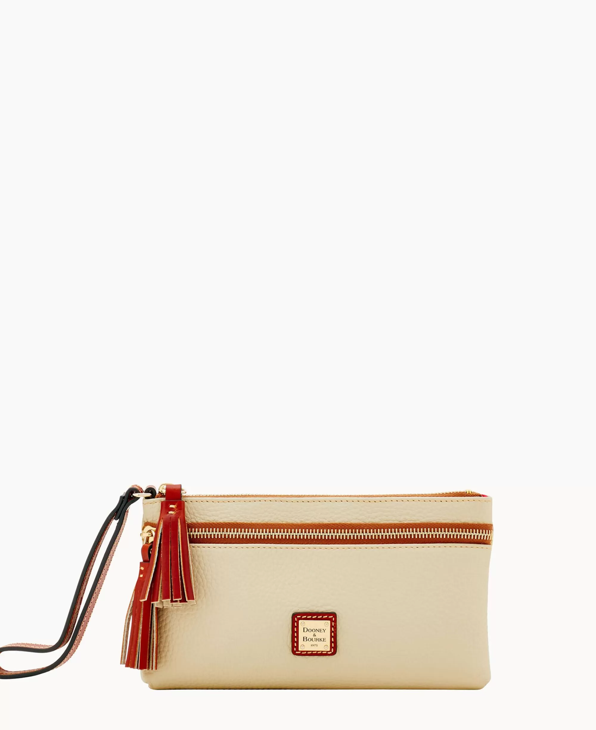 Dooney & Bourke The Pebble Grain Collection | Grab and Go^Pebble Grain Double Zip Wristlet