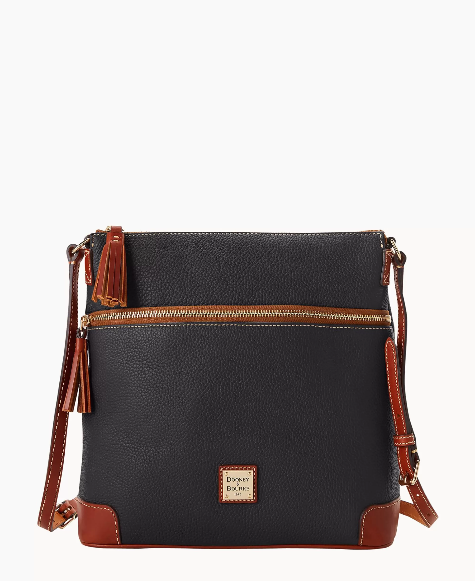 Dooney & Bourke The Pebble Grain Collection | Pebbled Leather^Pebble Grain Large Tassel Crossbody