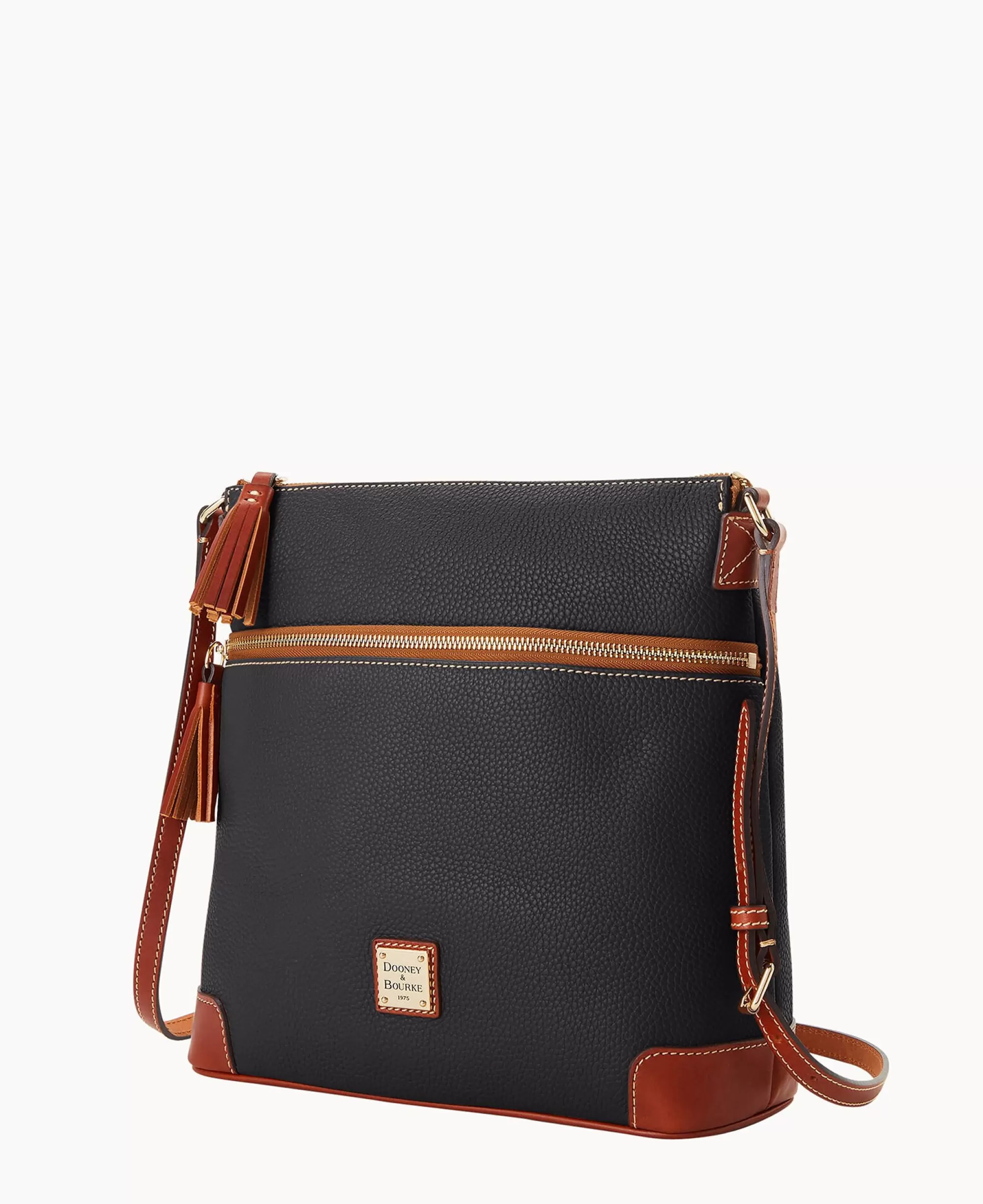 Dooney & Bourke The Pebble Grain Collection | Pebbled Leather^Pebble Grain Large Tassel Crossbody