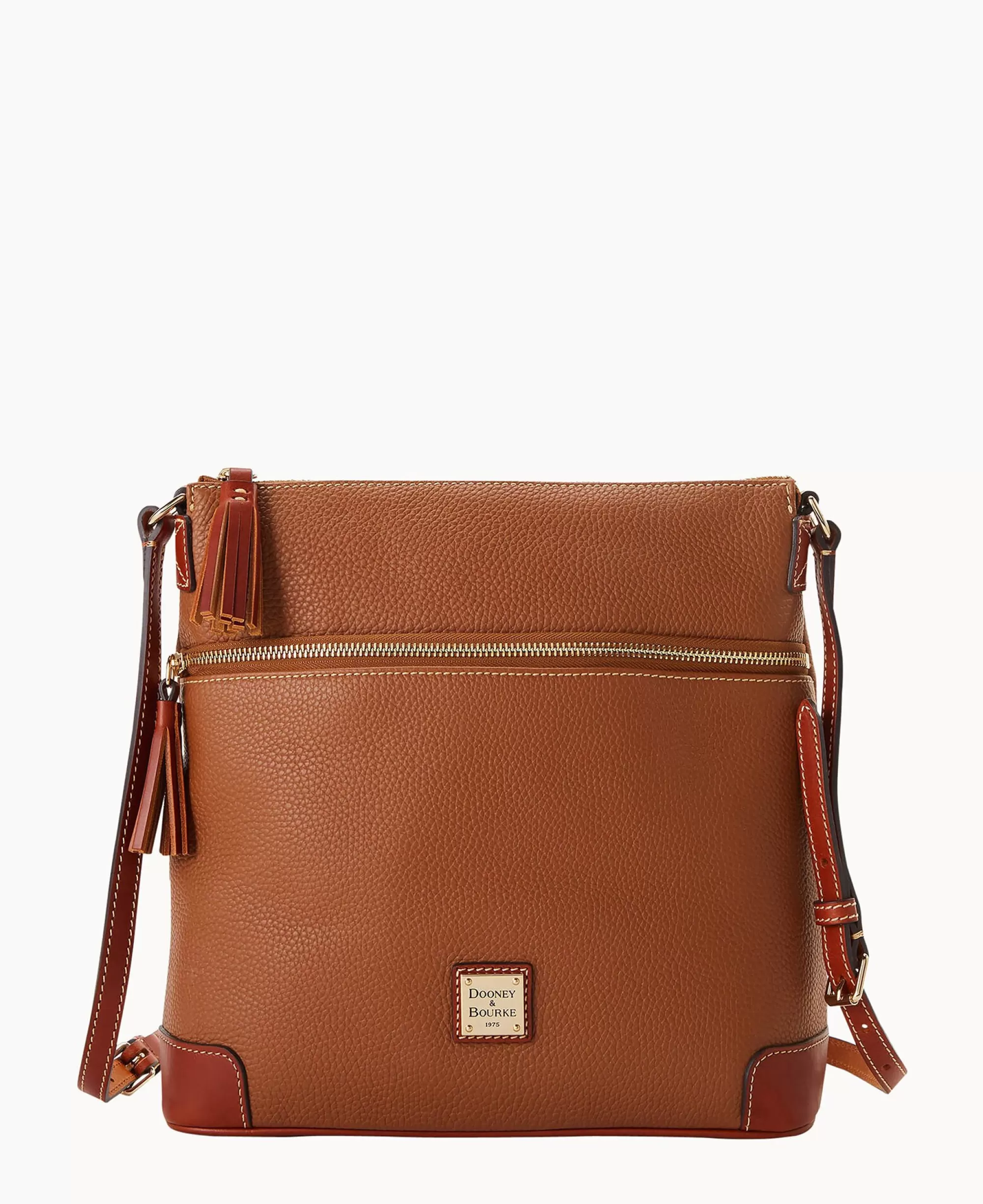 Dooney & Bourke The Pebble Grain Collection | Pebbled Leather^Pebble Grain Large Tassel Crossbody