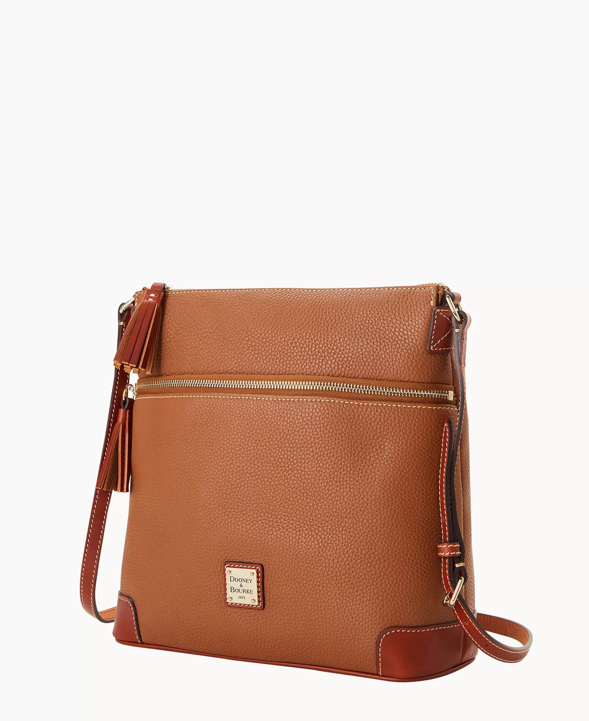 Dooney & Bourke The Pebble Grain Collection | Pebbled Leather^Pebble Grain Large Tassel Crossbody