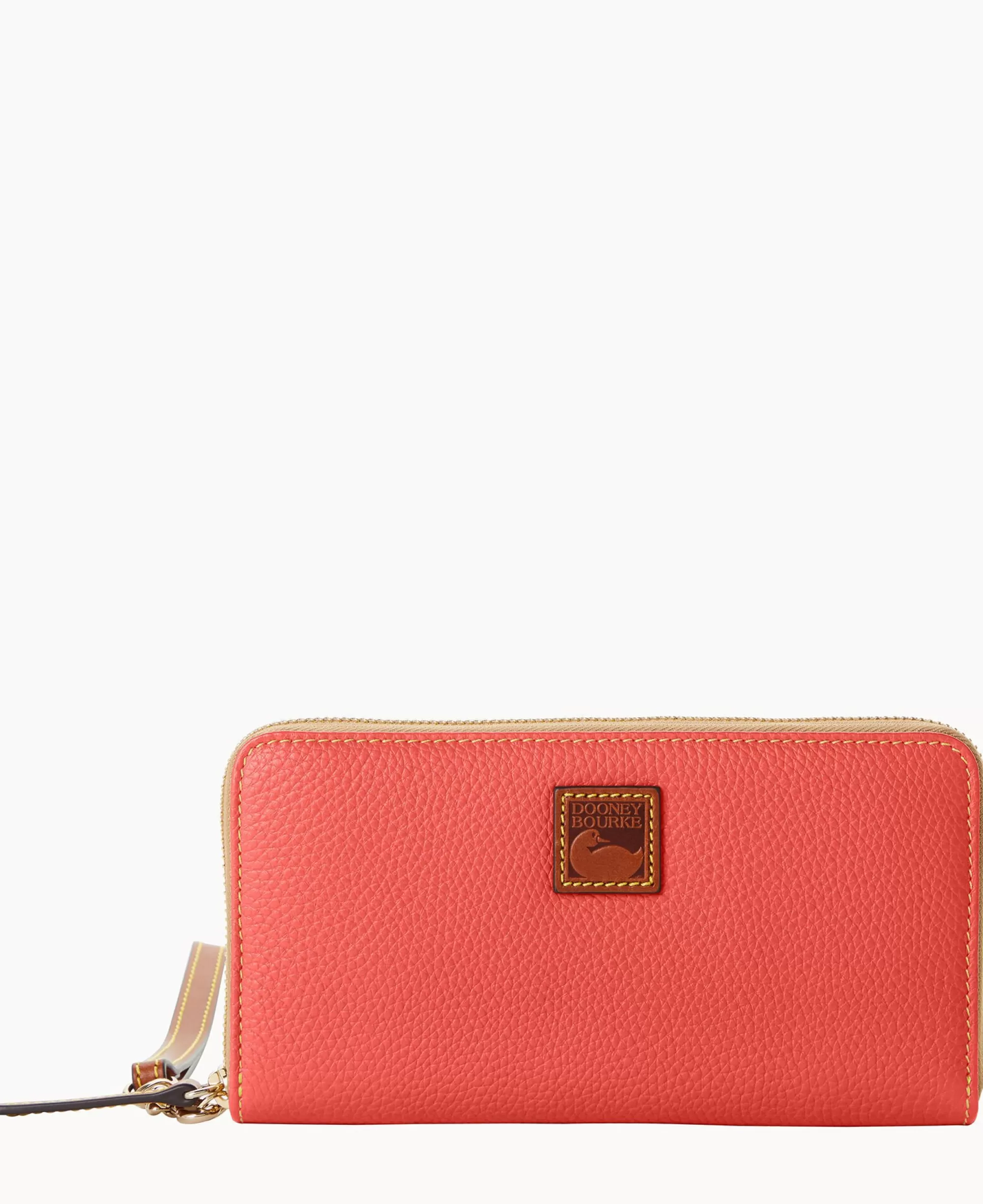 Dooney & Bourke The Pebble Grain Collection | Grab and Go^Pebble Grain Large Zip Around Wristlet