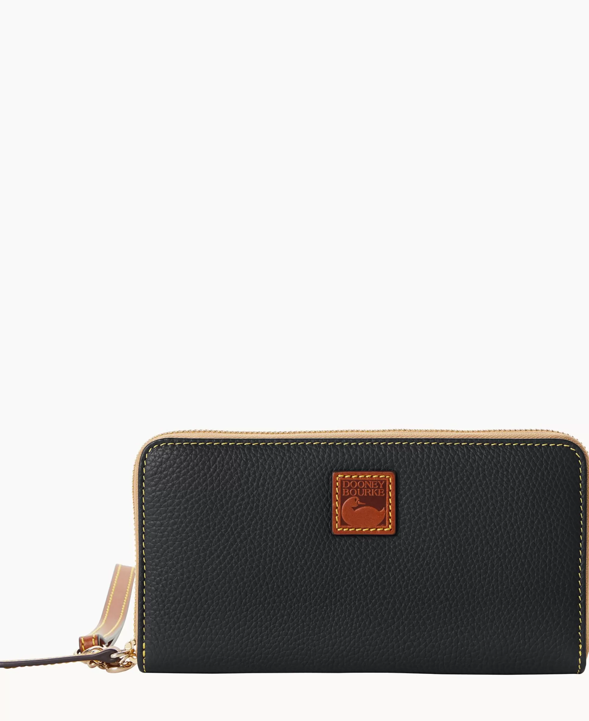 Dooney & Bourke The Pebble Grain Collection | Grab and Go^Pebble Grain Large Zip Around Wristlet