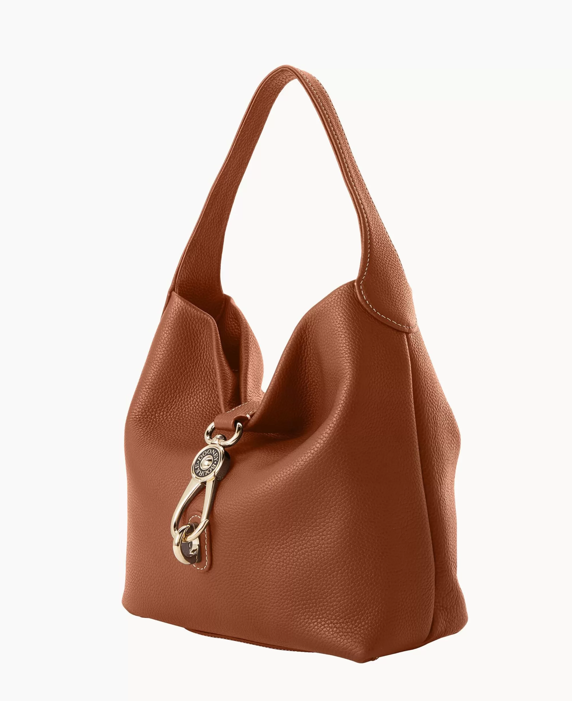 Dooney & Bourke The Pebble Grain Collection | Ready For the Getaway^Pebble Grain Small Logo Lock Sac