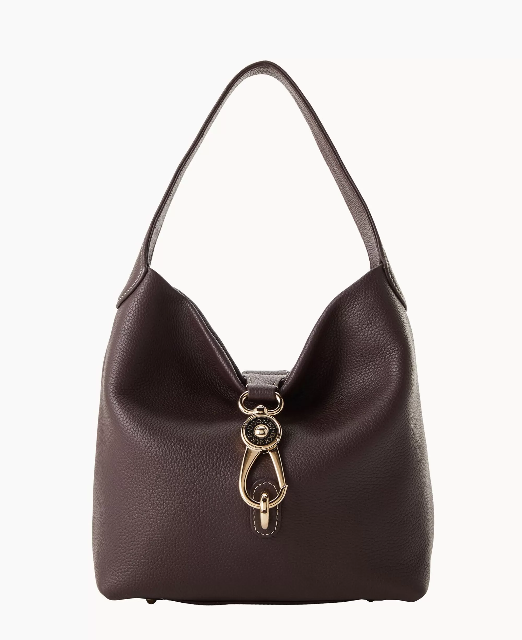 Dooney & Bourke The Pebble Grain Collection | Ready For the Getaway^Pebble Grain Small Logo Lock Sac