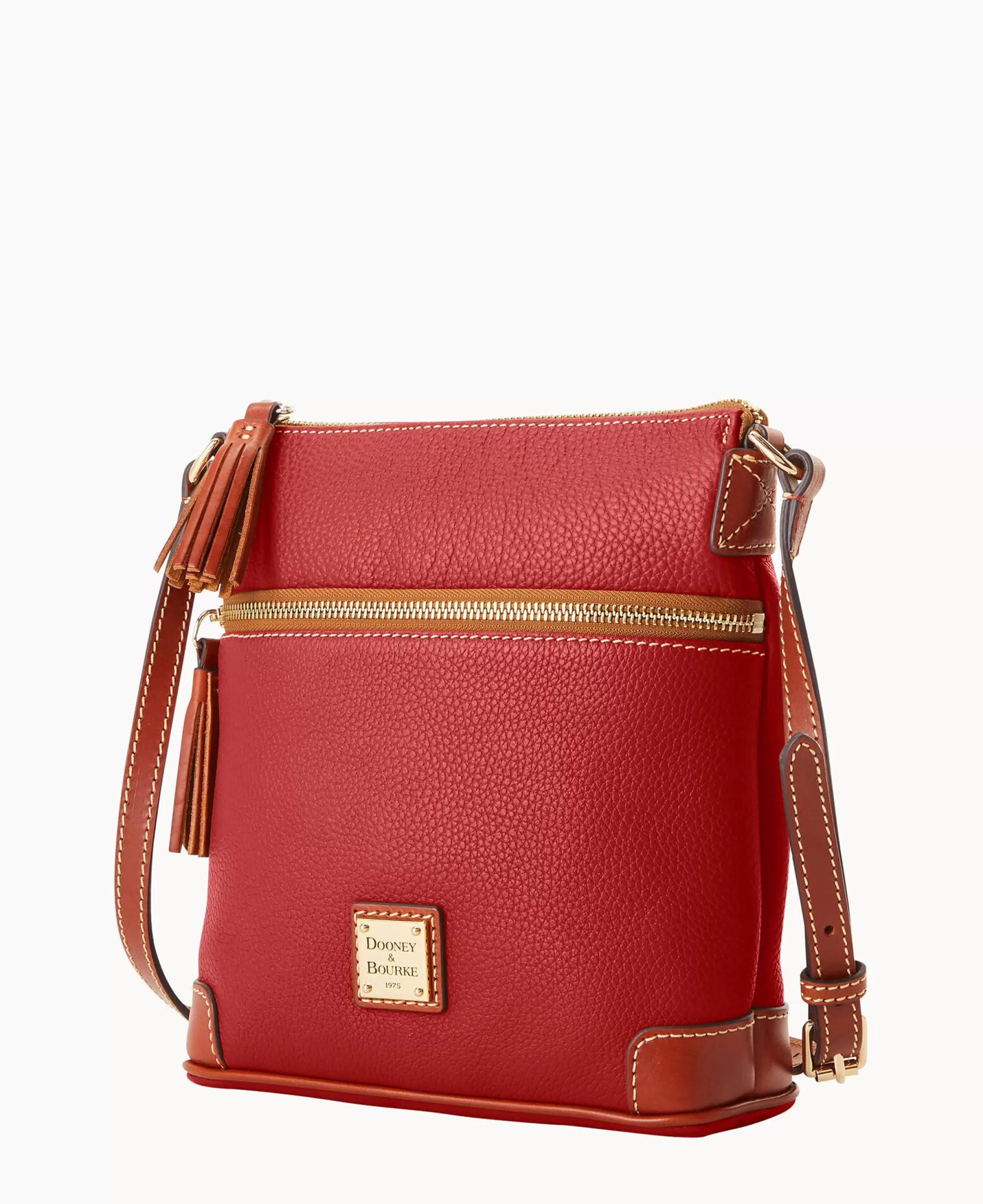 Dooney & Bourke The Pebble Grain Collection | Pebbled Leather^Pebble Grain Small Tassel Crossbody