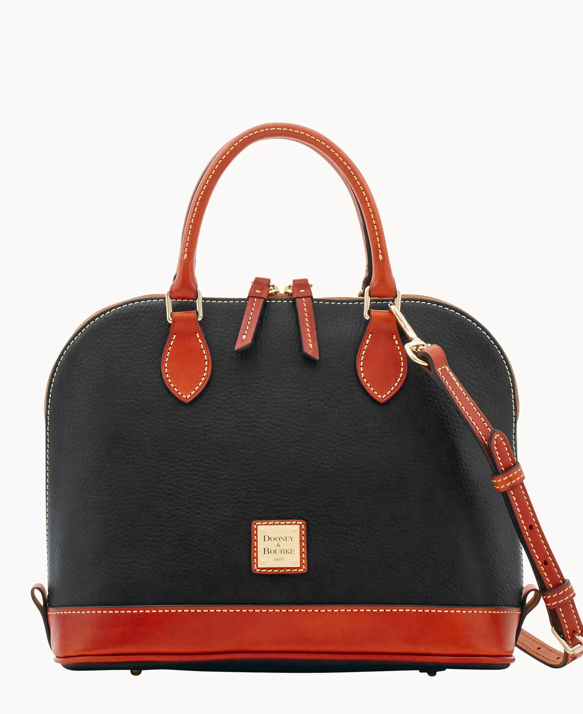 Dooney & Bourke Ready For the Getaway | Pebbled Leather^Pebble Grain Zip Zip Satchel