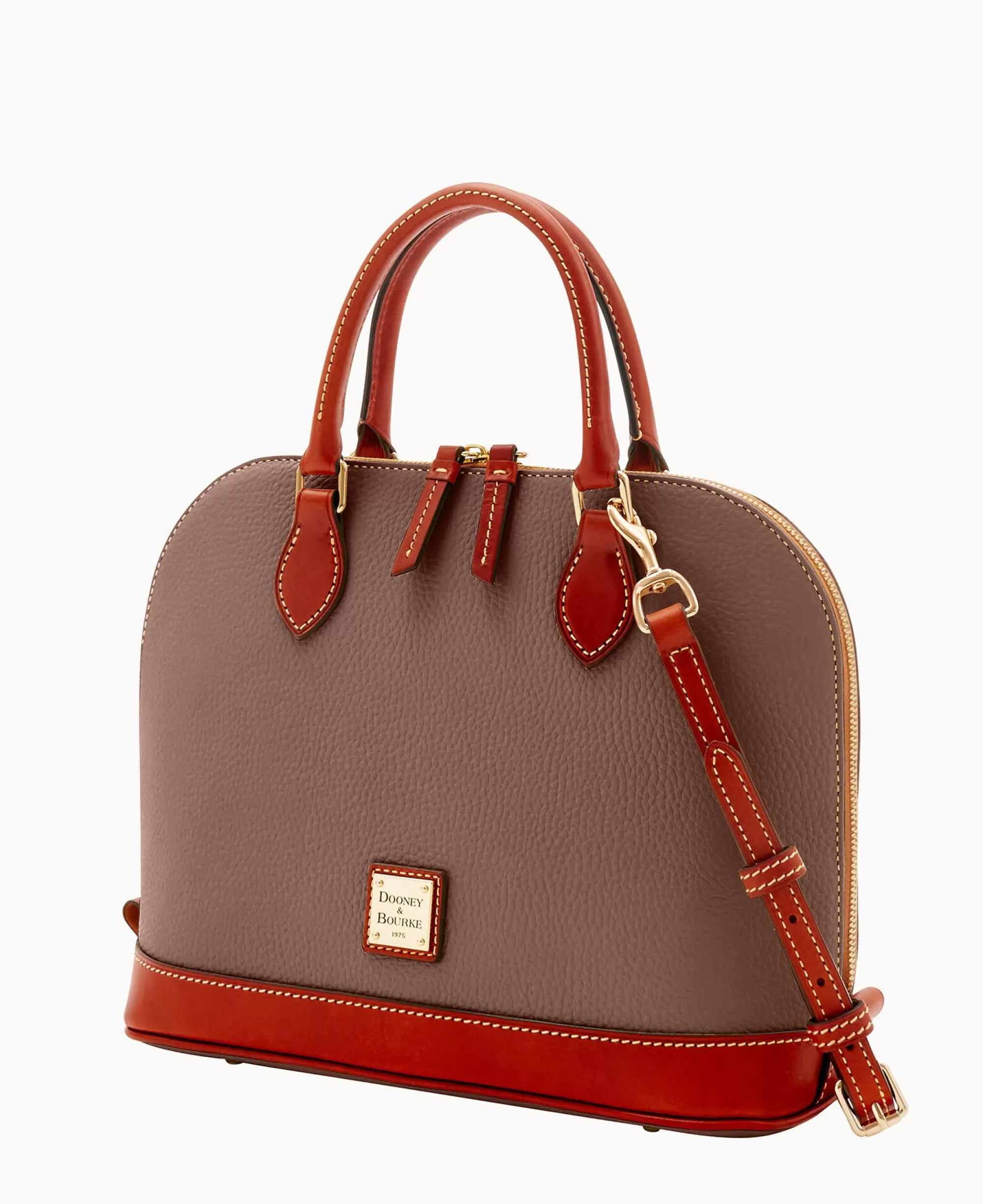 Dooney & Bourke The Pebble Grain Collection | Ready For the Getaway^Pebble Grain Zip Zip Satchel