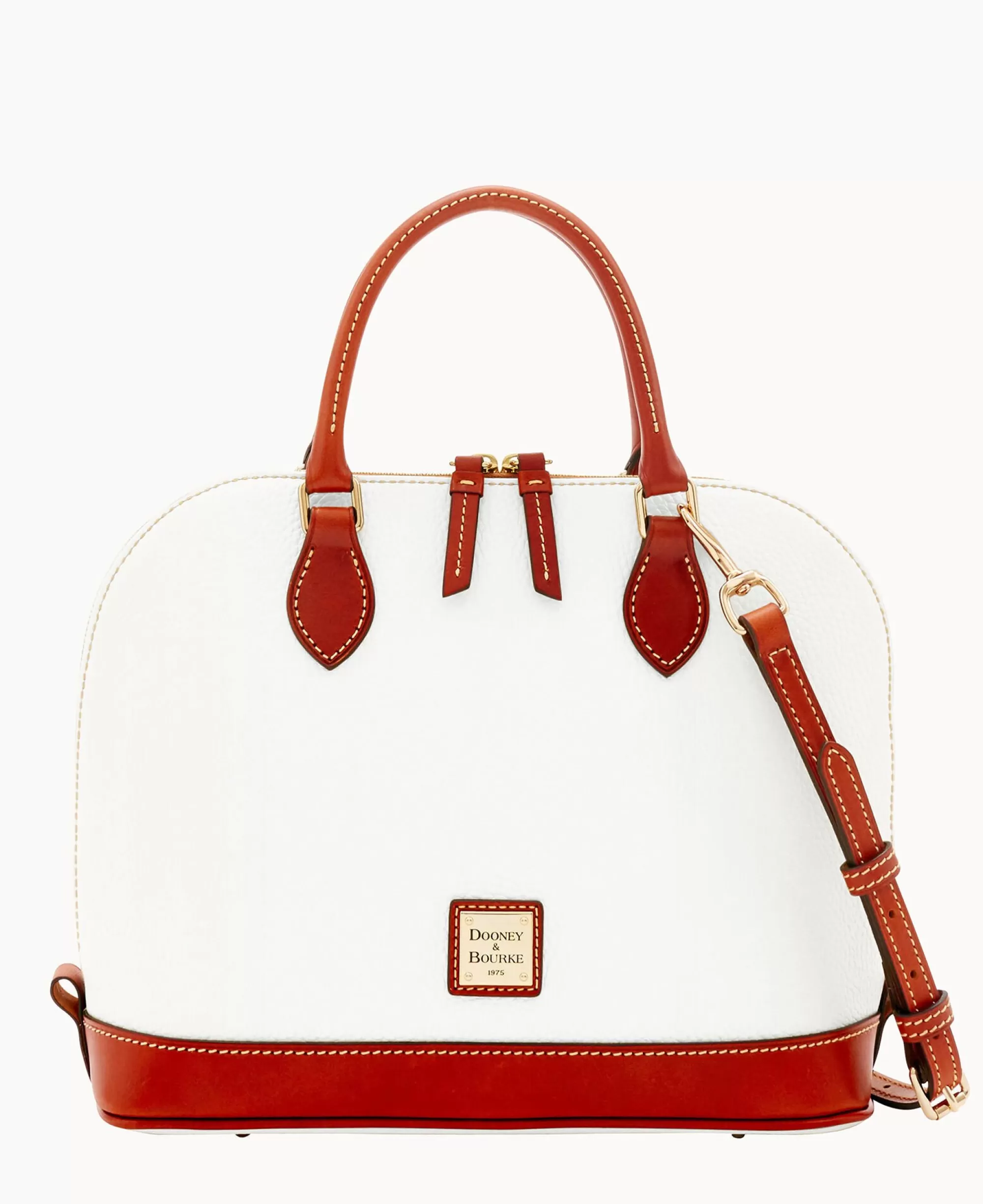 Dooney & Bourke The Pebble Grain Collection | Ready For the Getaway^Pebble Grain Zip Zip Satchel