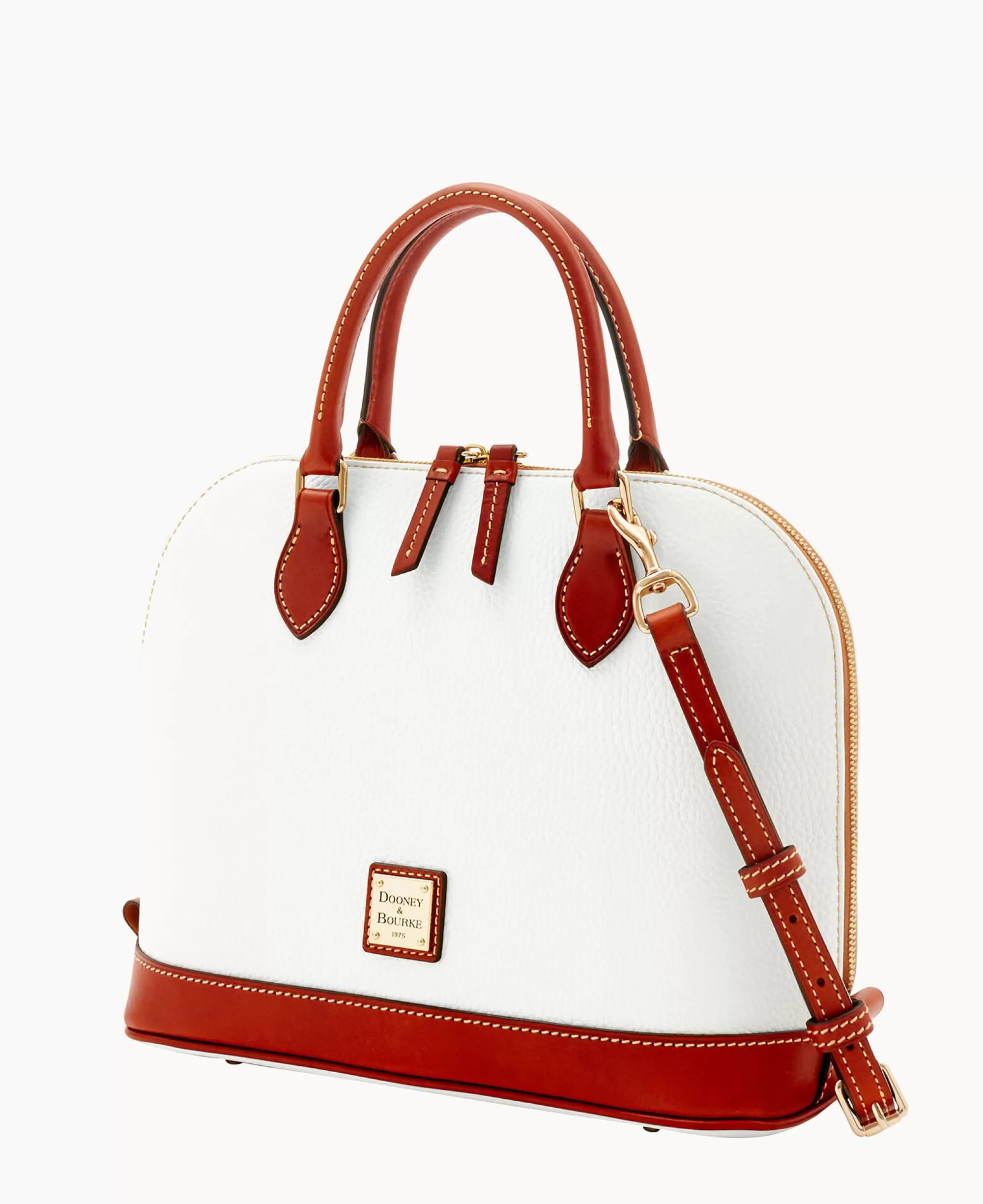 Dooney & Bourke The Pebble Grain Collection | Ready For the Getaway^Pebble Grain Zip Zip Satchel