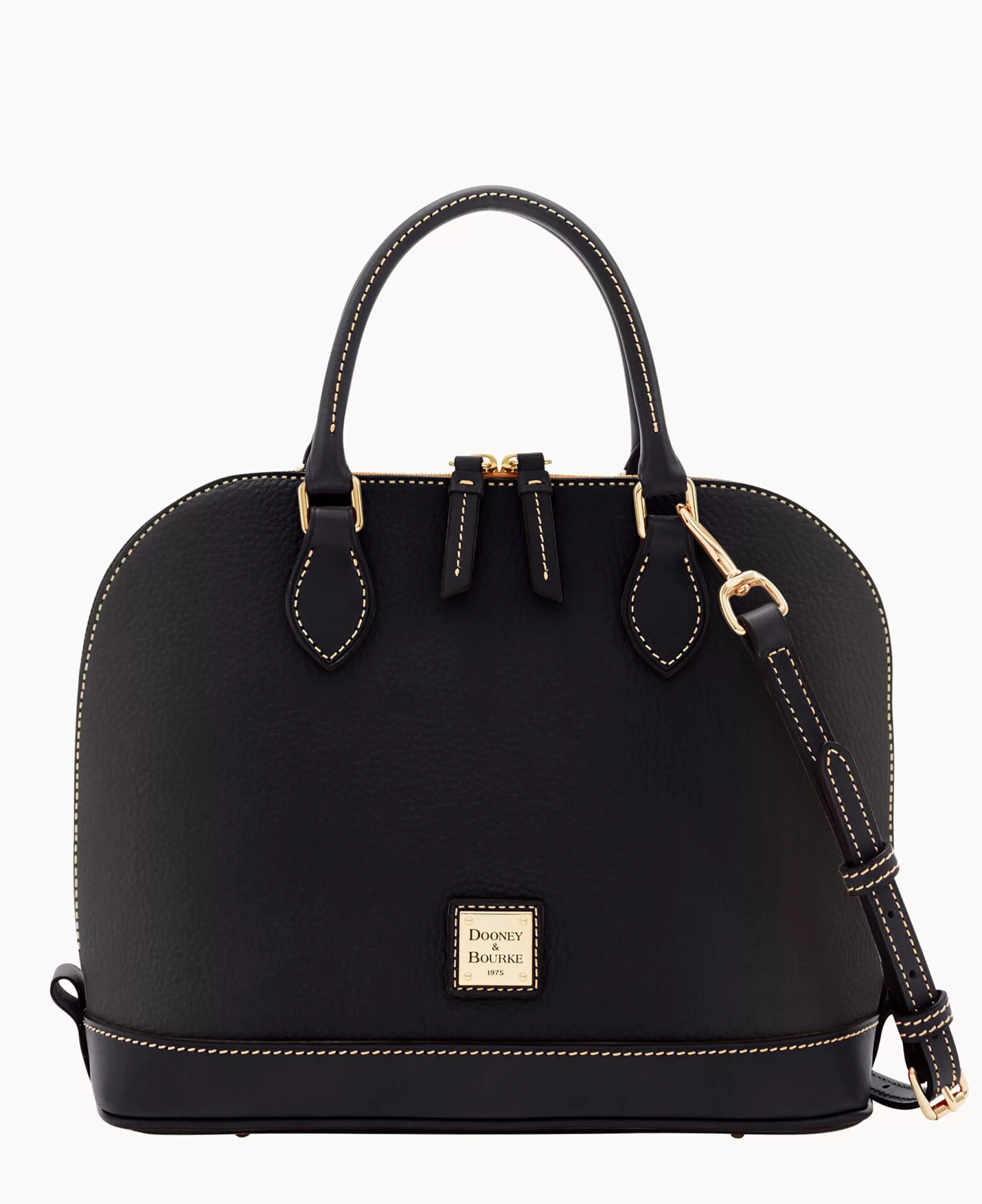 Dooney & Bourke The Pebble Grain Collection | Ready For the Getaway^Pebble Grain Zip Zip Satchel