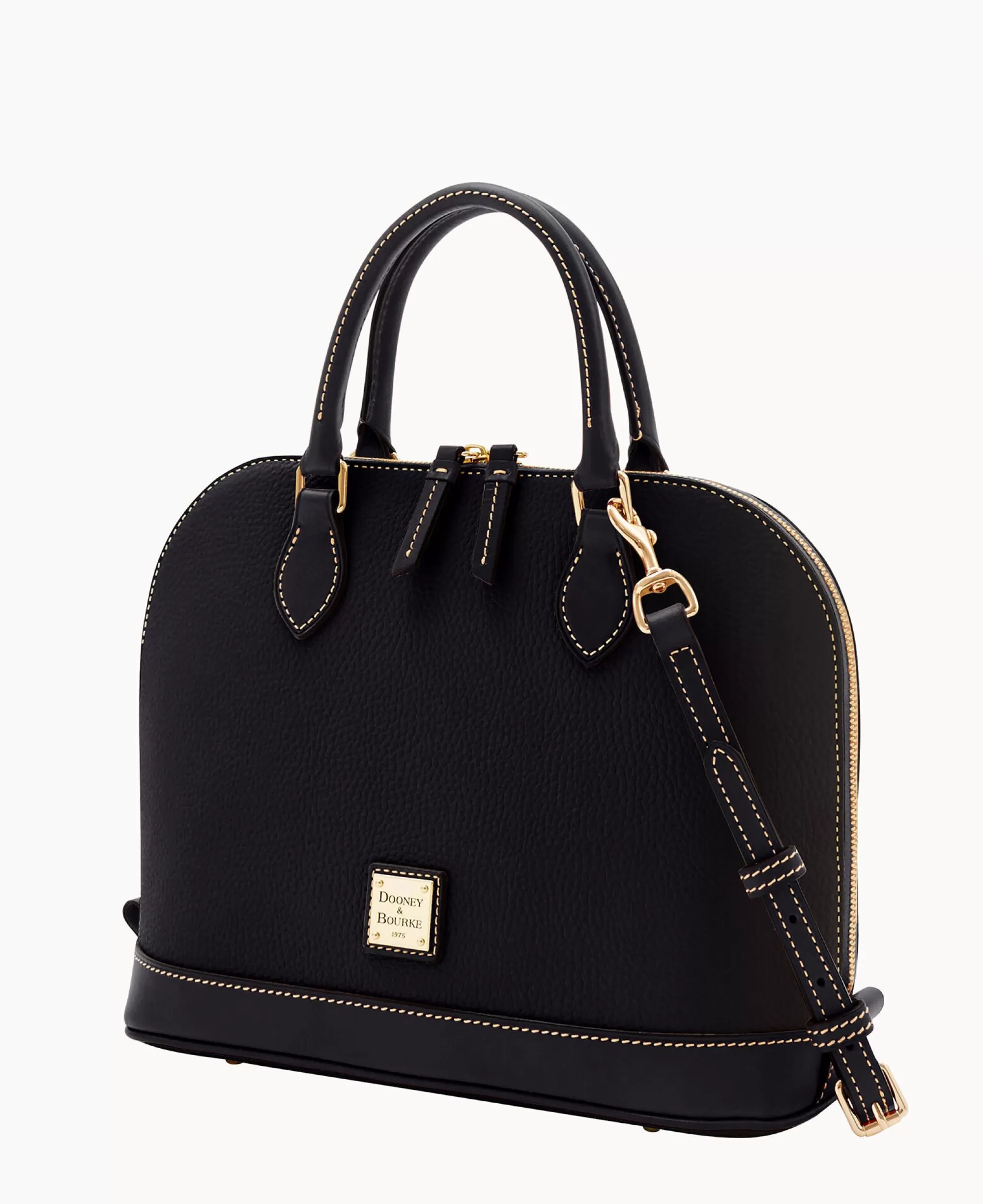 Dooney & Bourke The Pebble Grain Collection | Ready For the Getaway^Pebble Grain Zip Zip Satchel