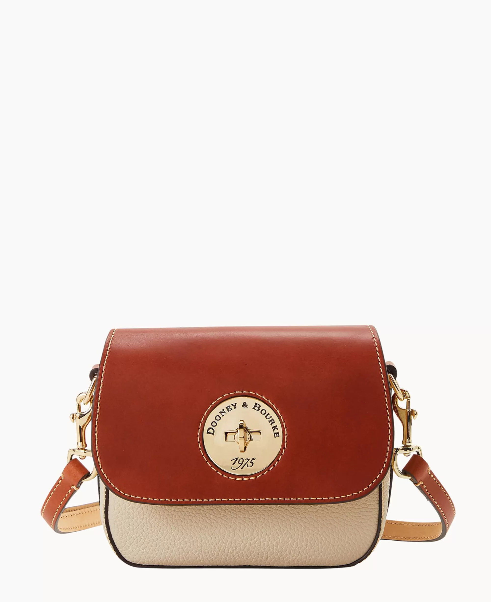 Dooney & Bourke The Pebble Turnlock Collection | Pebbled Leather^Pebble Turnlock Flap Saddle