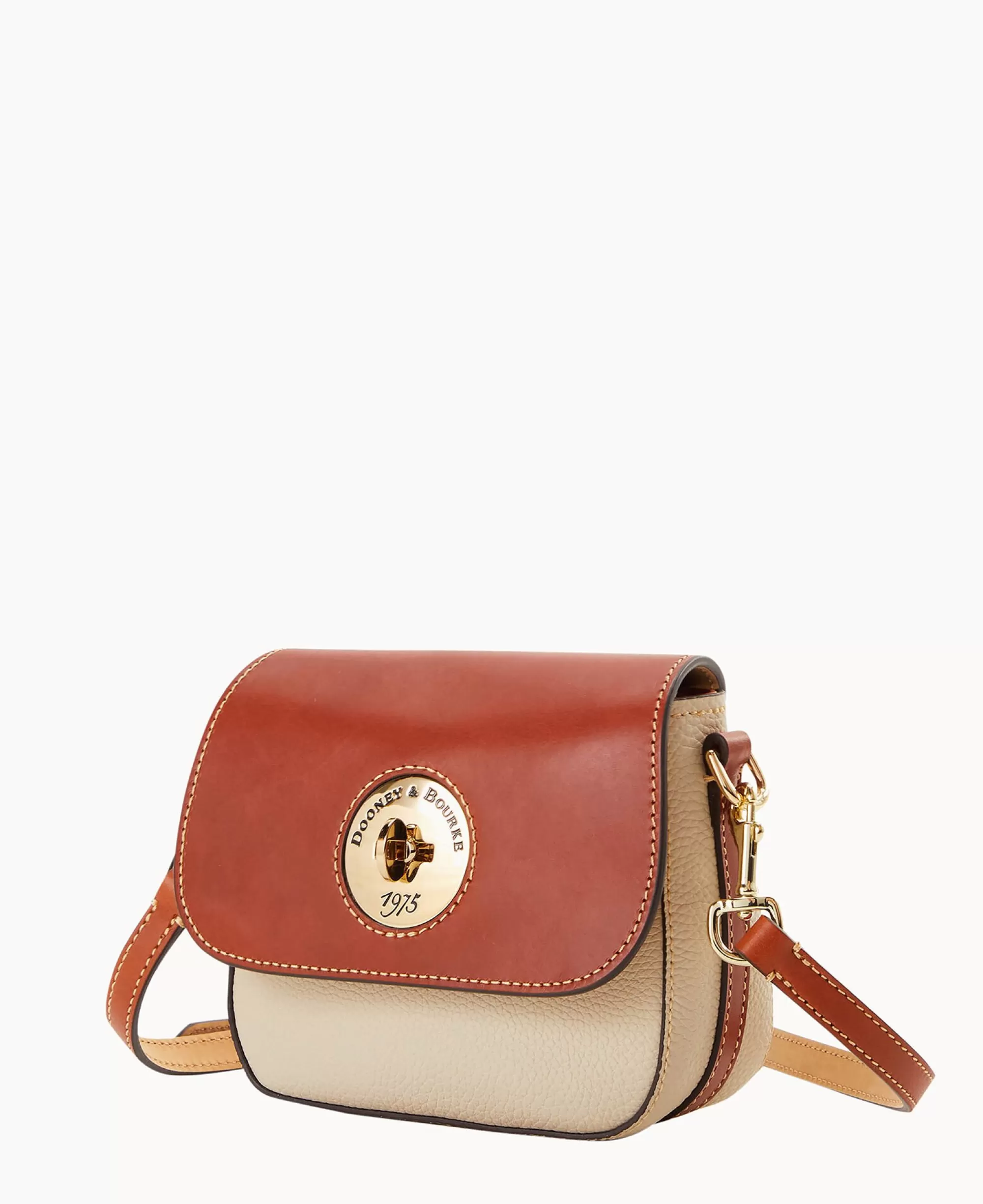 Dooney & Bourke The Pebble Turnlock Collection | Pebbled Leather^Pebble Turnlock Flap Saddle